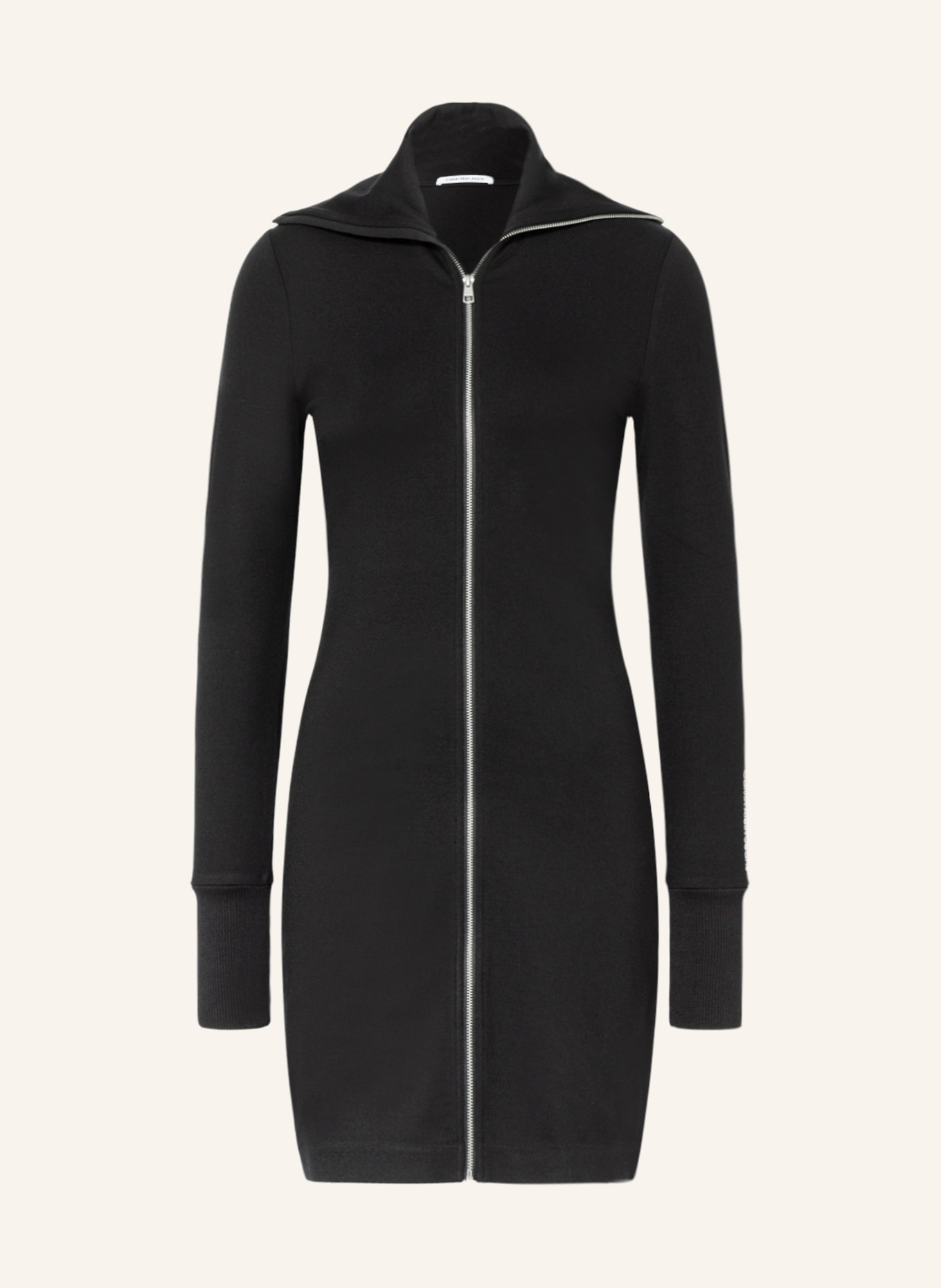 Calvin klein deals zip front dress