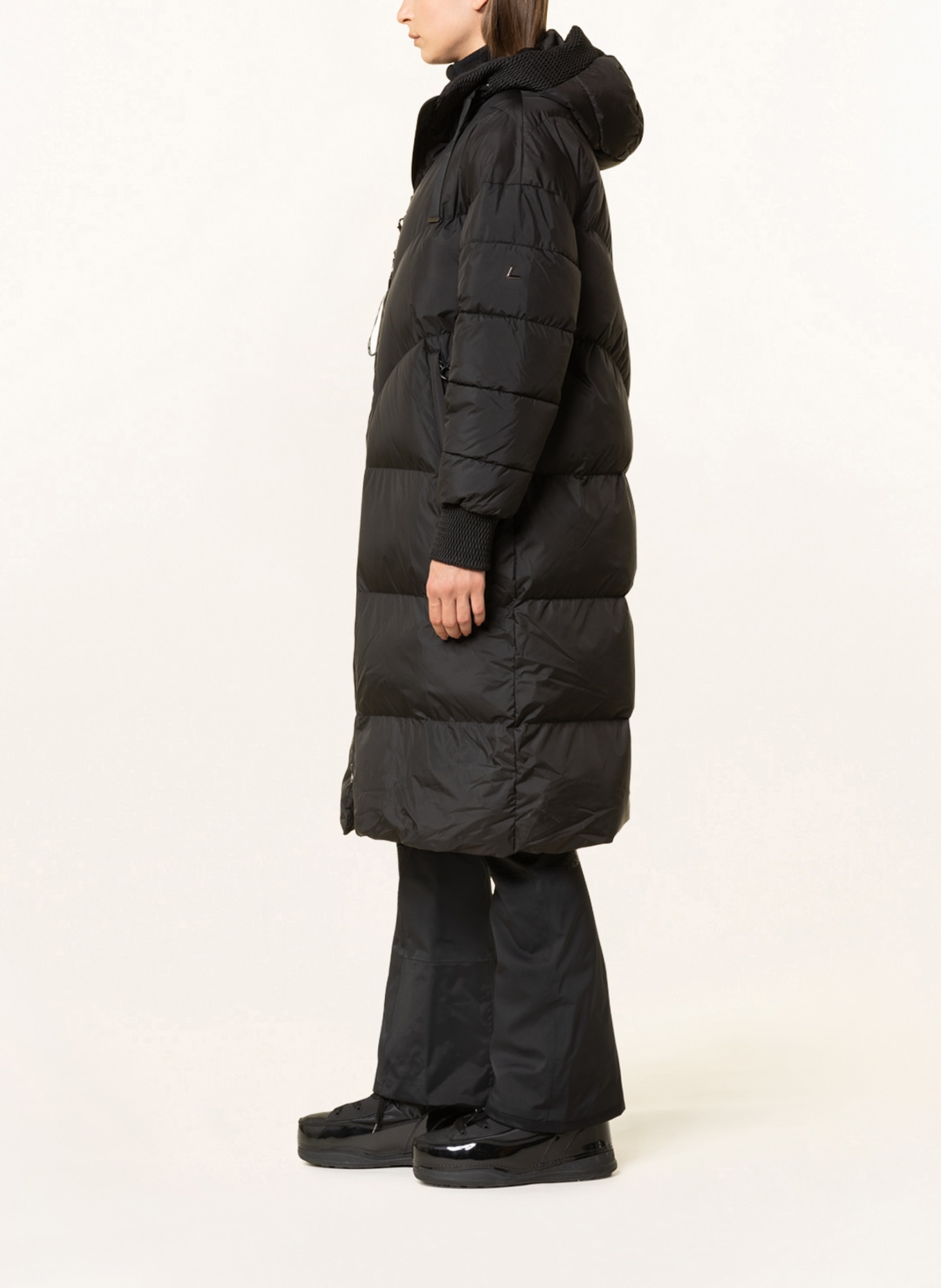 LUHTA Quilted coat HAUKKANIEMI, Color: BLACK (Image 4)