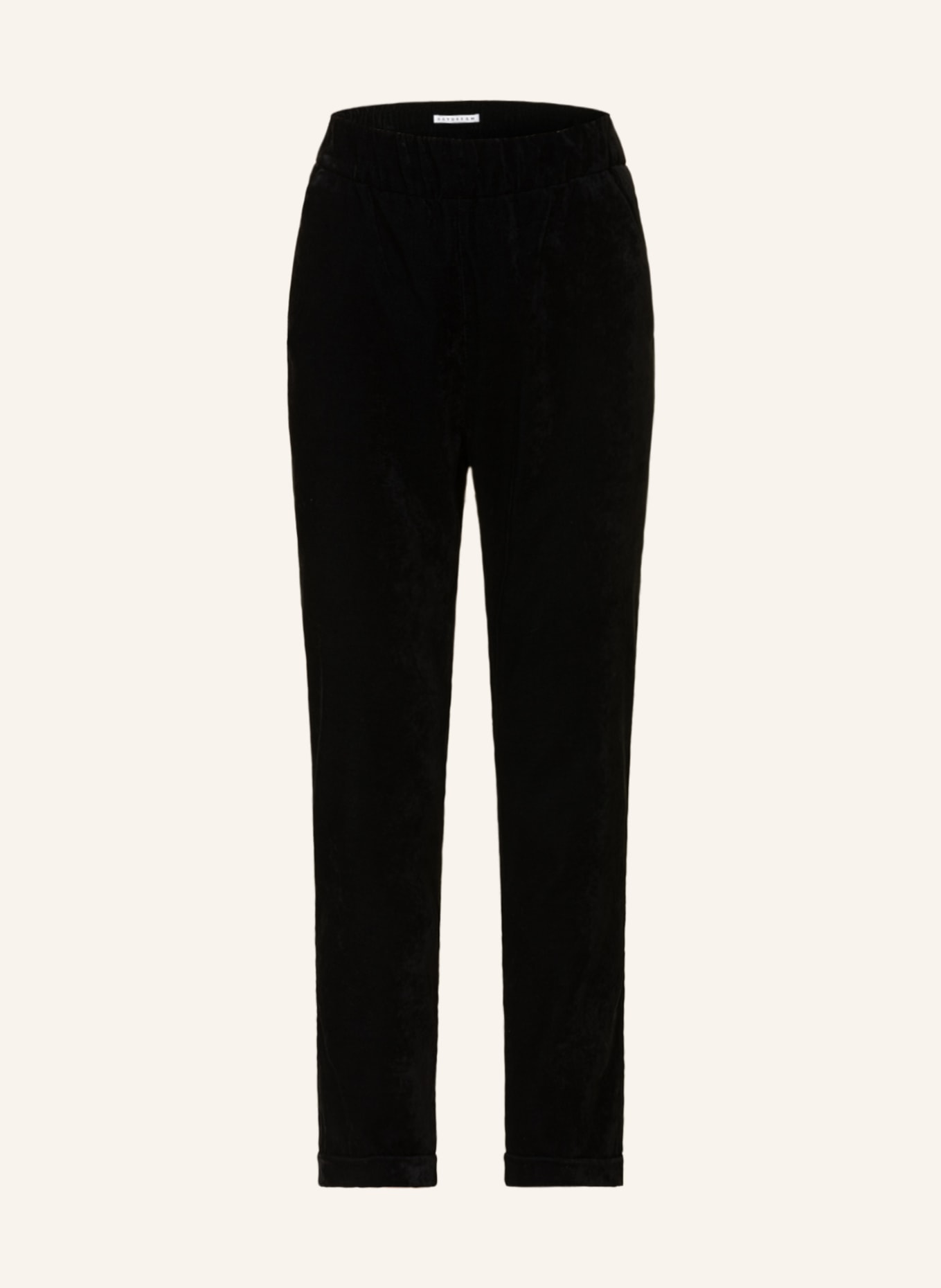 MAC DAYDREAM 7/8 pants BEAUTY in jogger style, Color: BLACK (Image 1)