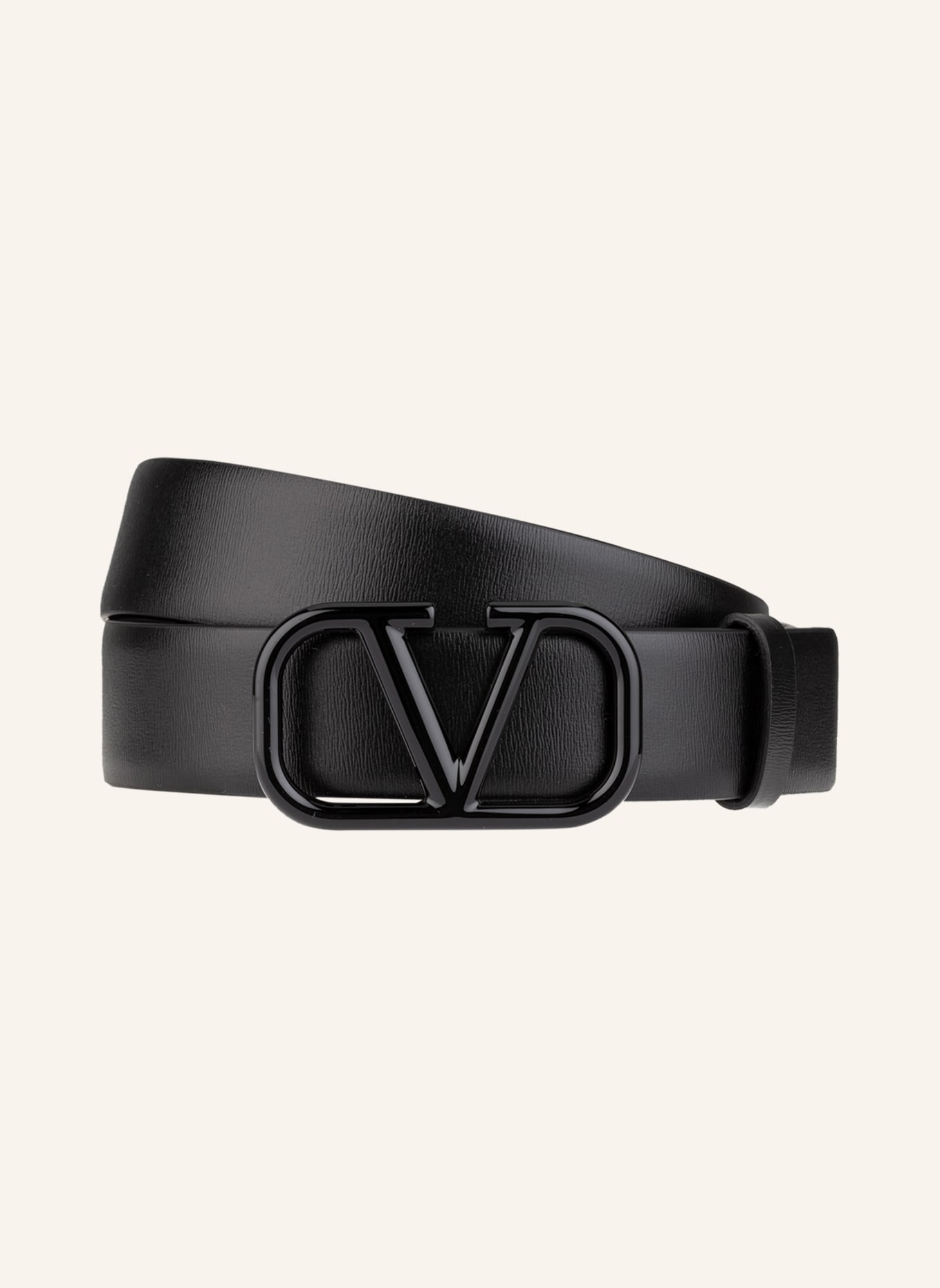 VALENTINO GARAVANI Leather belt , Color: BLACK (Image 1)