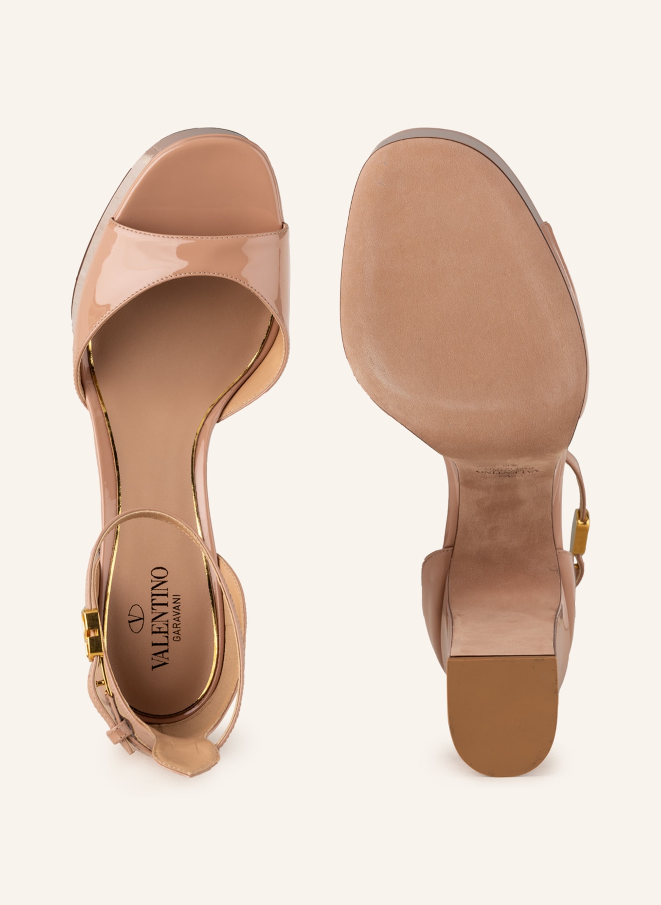 VALENTINO GARAVANI Platform sandals, Color: ROSE (Image 5)