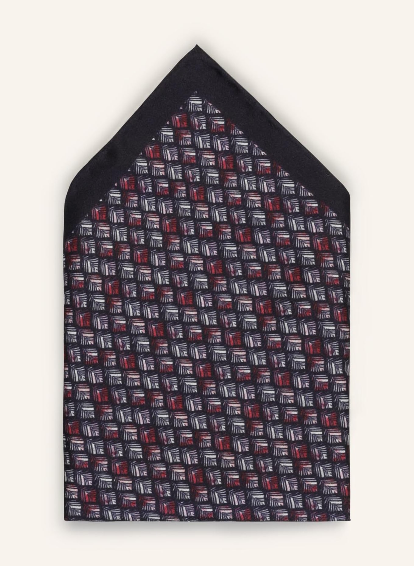 OLYMP Einstecktuch: DUNKELBLAU / DUNKELROT