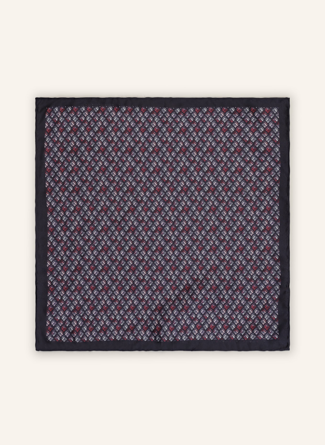 OLYMP Einstecktuch: DUNKELBLAU / DUNKELROT