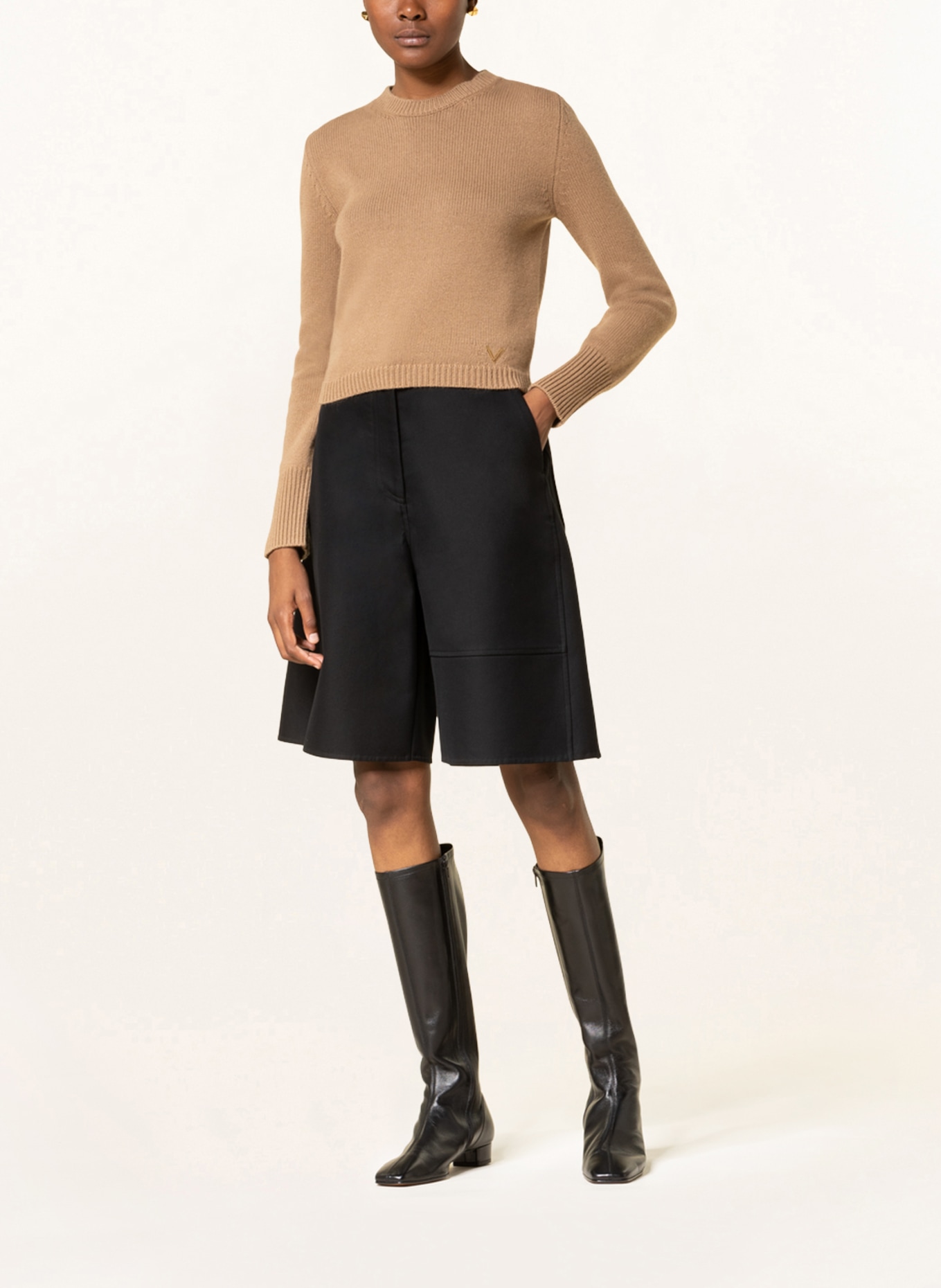 VALENTINO Cashmere-Pullover, Farbe: CAMEL (Bild 2)