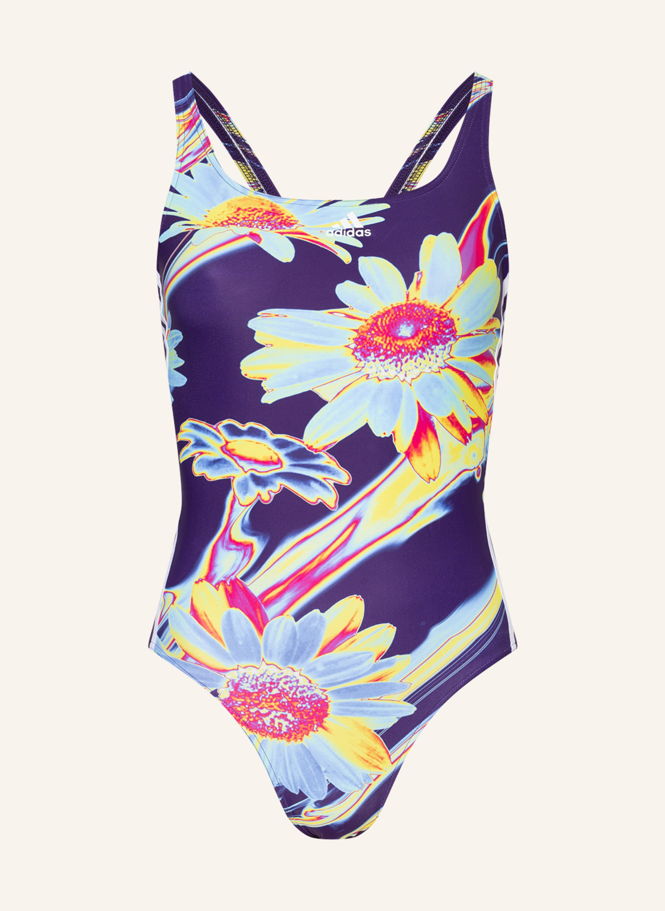 yellow adidas swimsuit