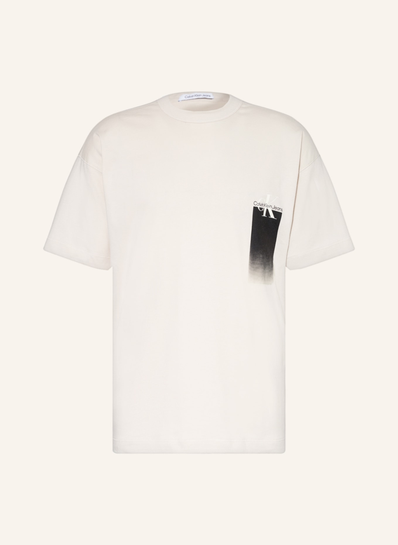 Calvin Klein Jeans T-Shirt, Farbe: CREME (Bild 1)