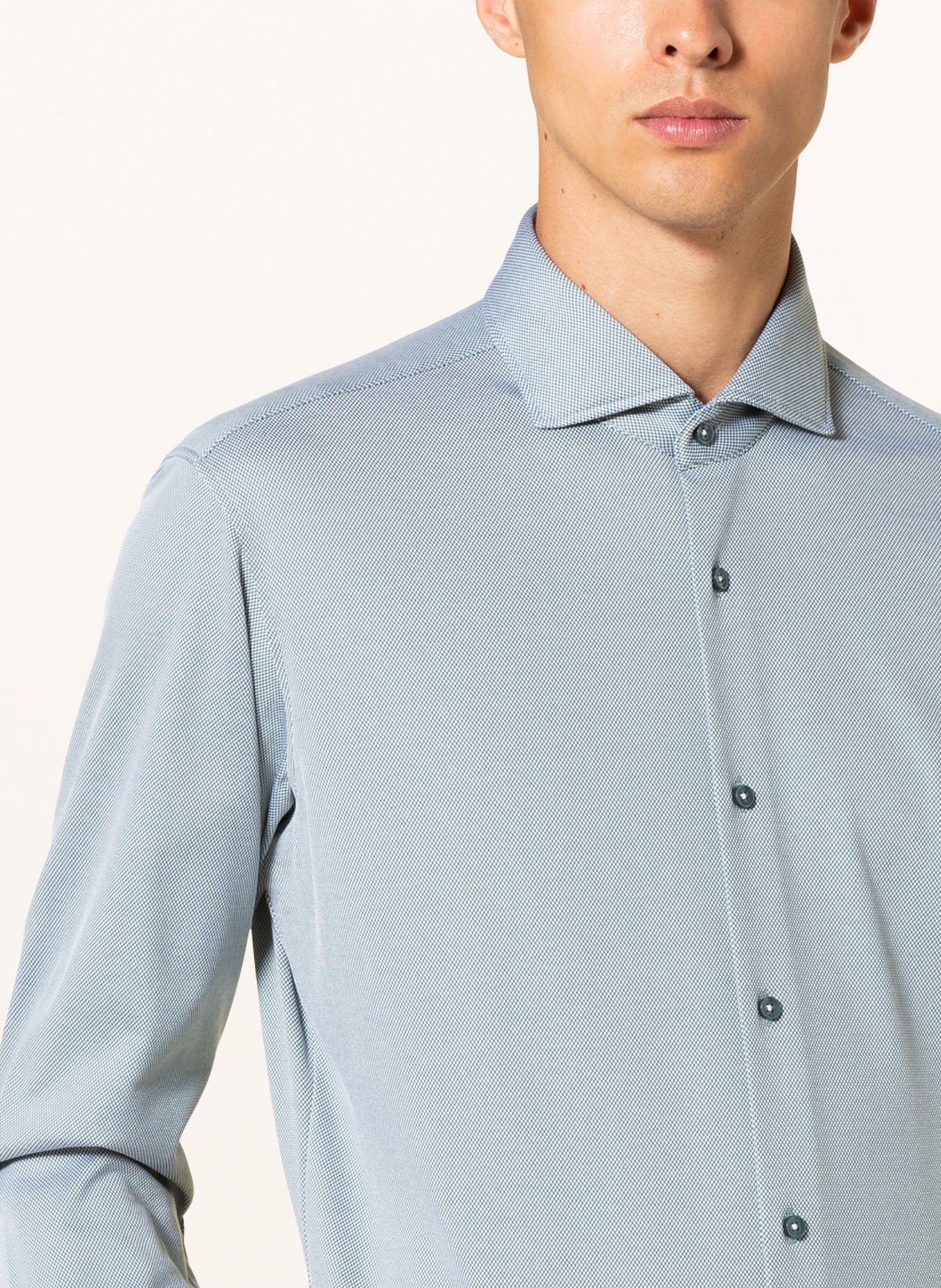BOSS Jerseyhemd JOE PERFORMANCE Regular Fit, Farbe: HELLGRÜN (Bild 4)