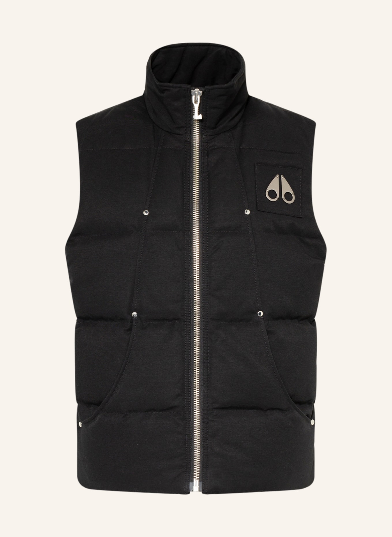 MOOSE KNUCKLES Down vest MONTREAL, Color: BLACK (Image 1)