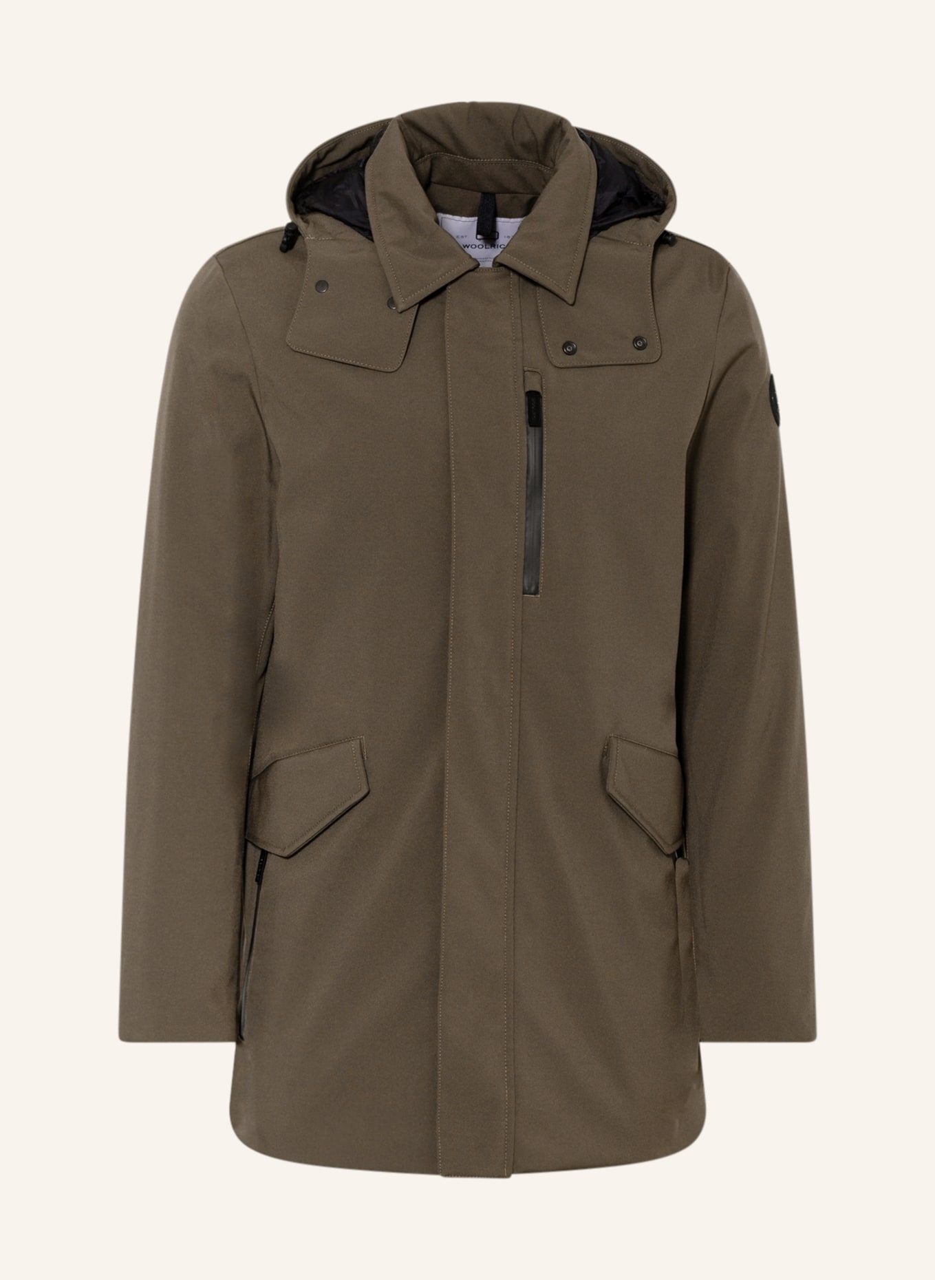 WOOLRICH Parka: KHAKI