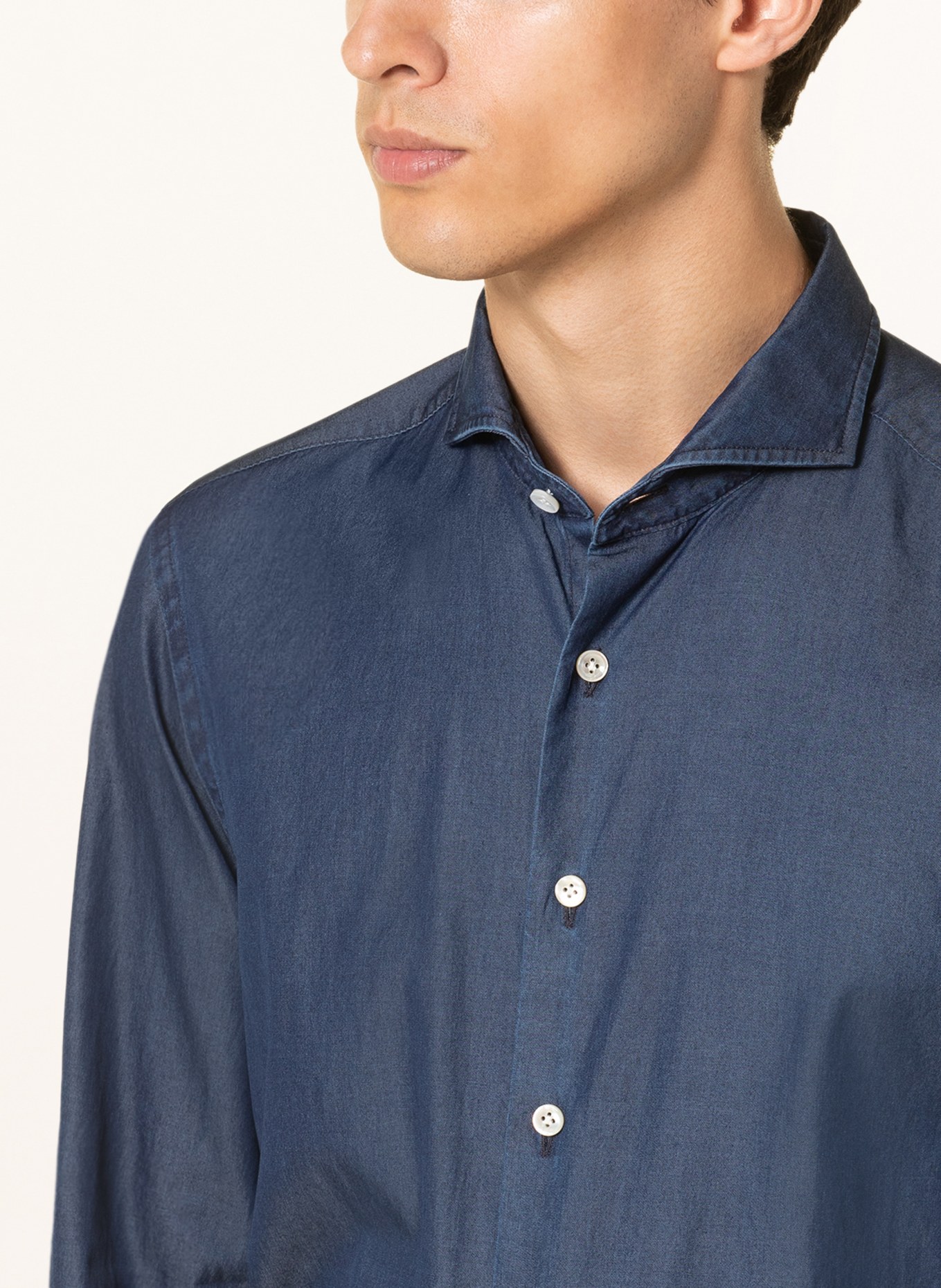 OLYMP SIGNATURE Košile Tailored Fit, Barva: TMAVĚ MODRÁ (Obrázek 4)