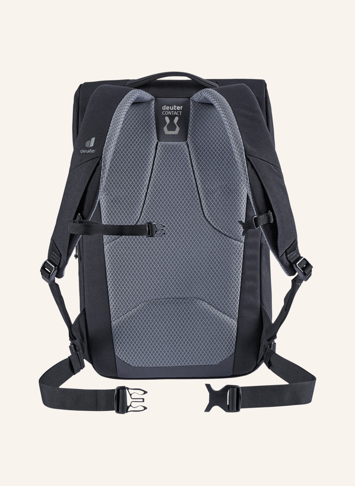 deuter Backpack UP SEOUL 16 + 10 l with laptop compartment, Color: DARK GRAY (Image 2)