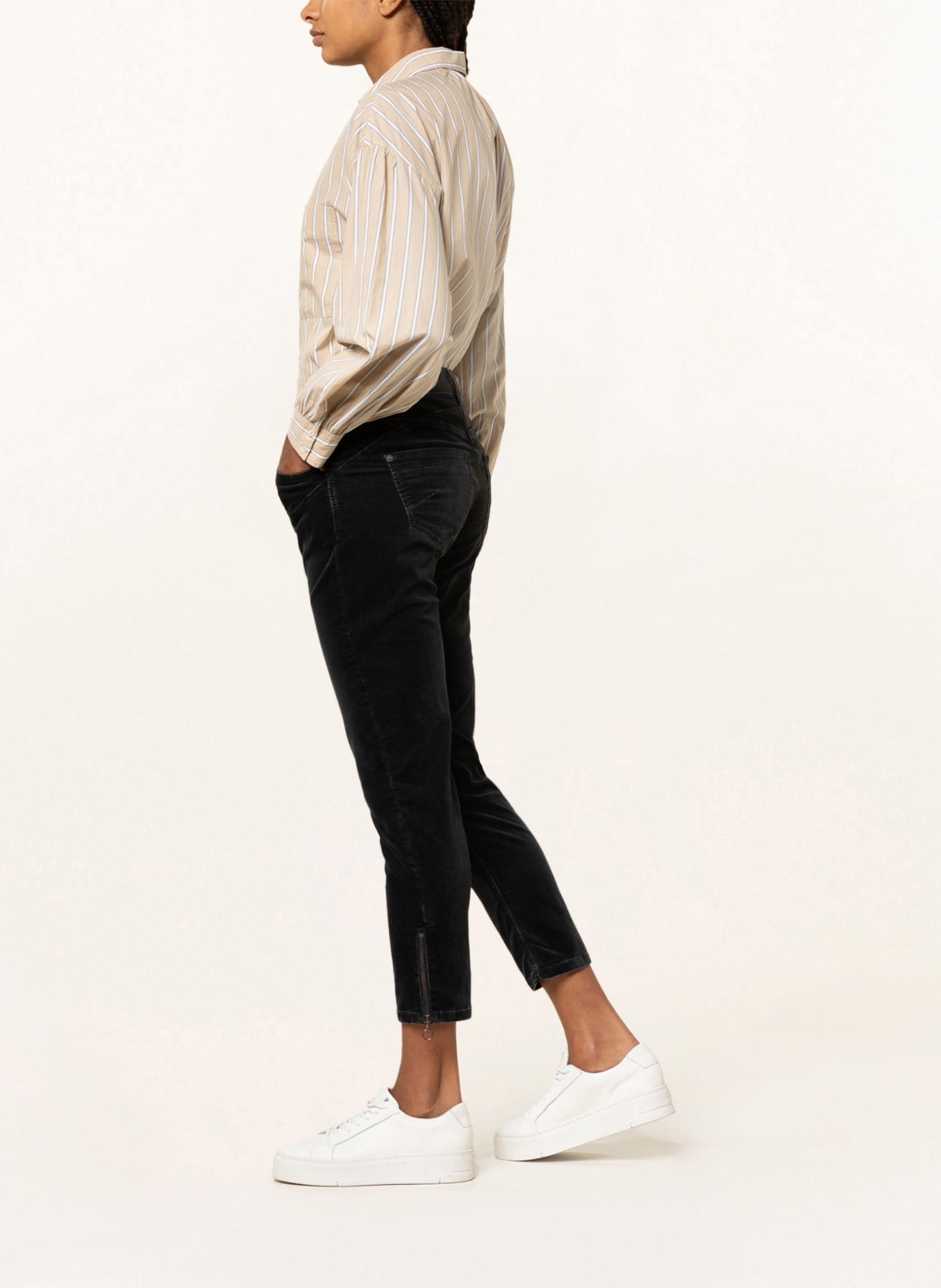 MAC Spodnie RICH z imitacji jeansu , Kolor: CZIEMNOSZARY (Obrazek 4)