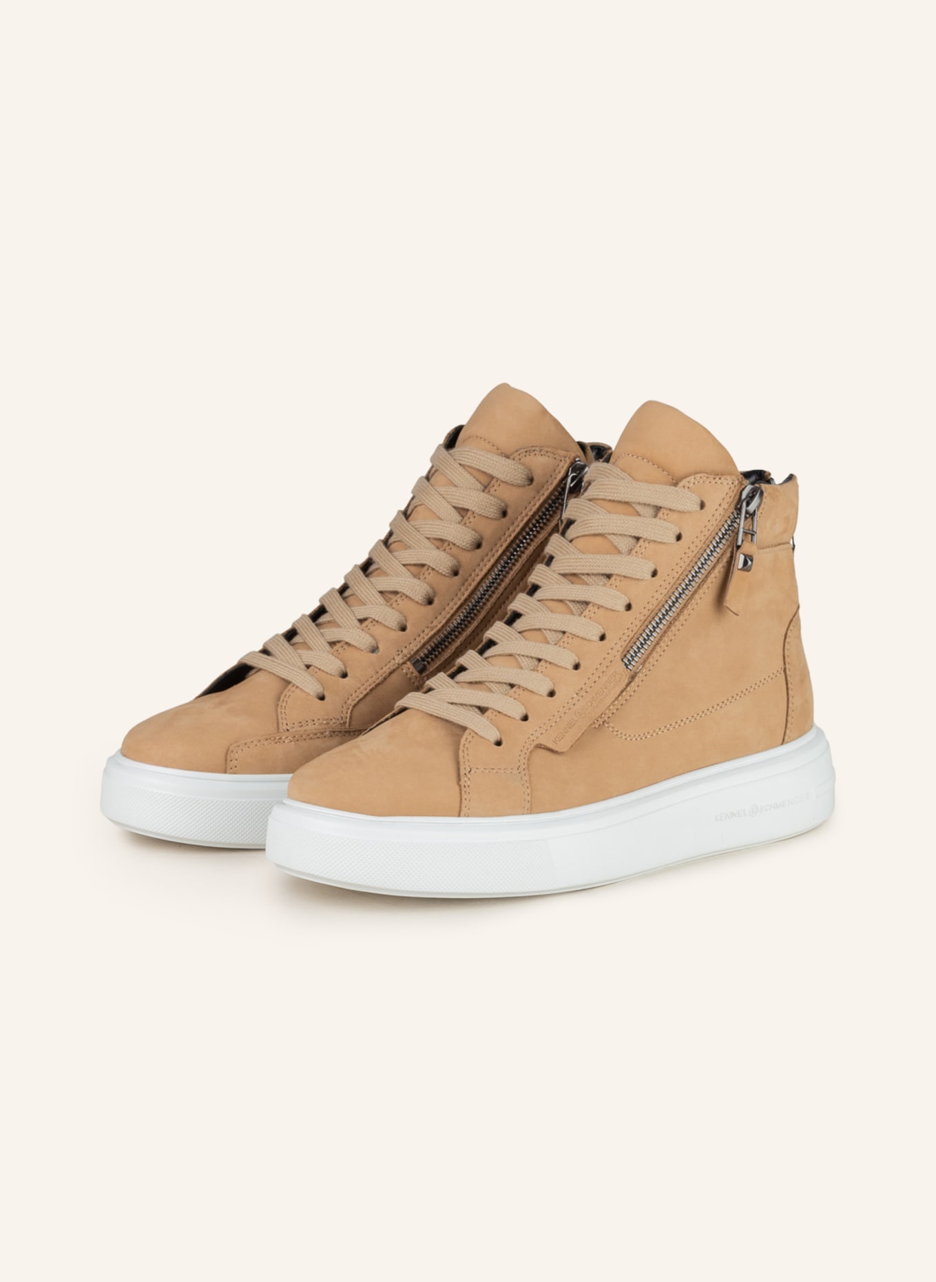 KENNEL & SCHMENGER High-top sneakers PRO, Color: CAMEL (Image 1)