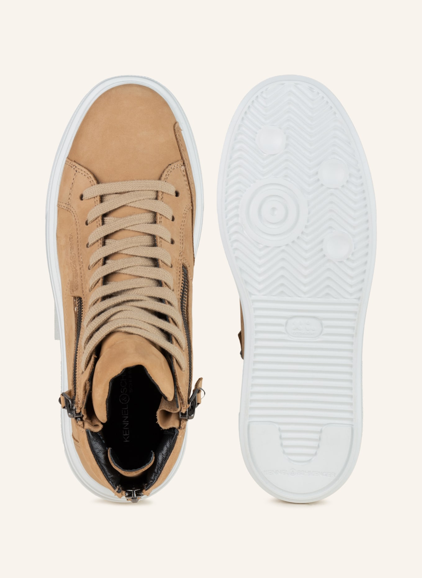 KENNEL & SCHMENGER Wysokie sneakersy PRO, Kolor: CAMELOWY (Obrazek 6)