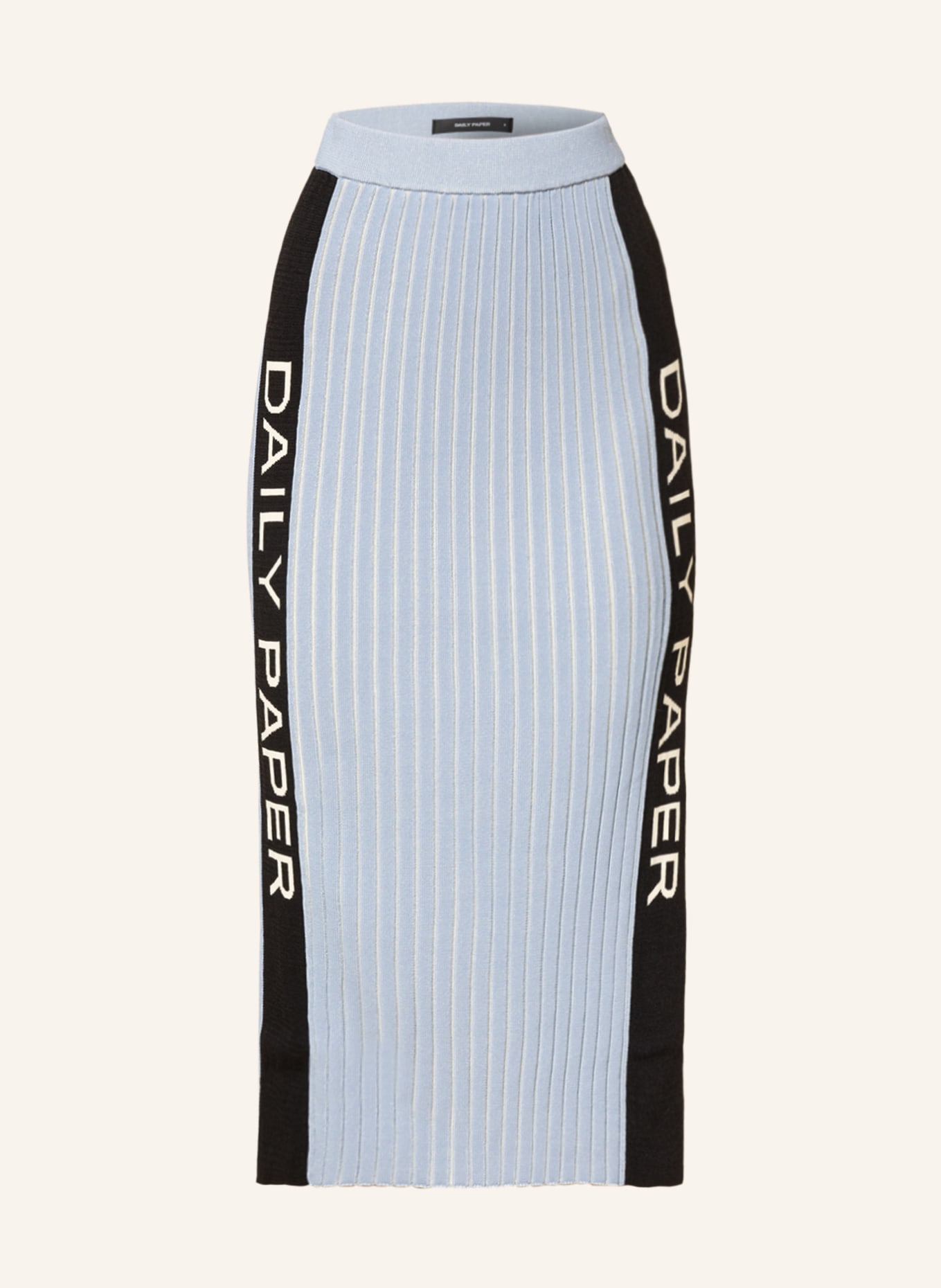 DAILY PAPER Knit skirt NAHOMY, Color: LIGHT BLUE/ BLACK (Image 1)
