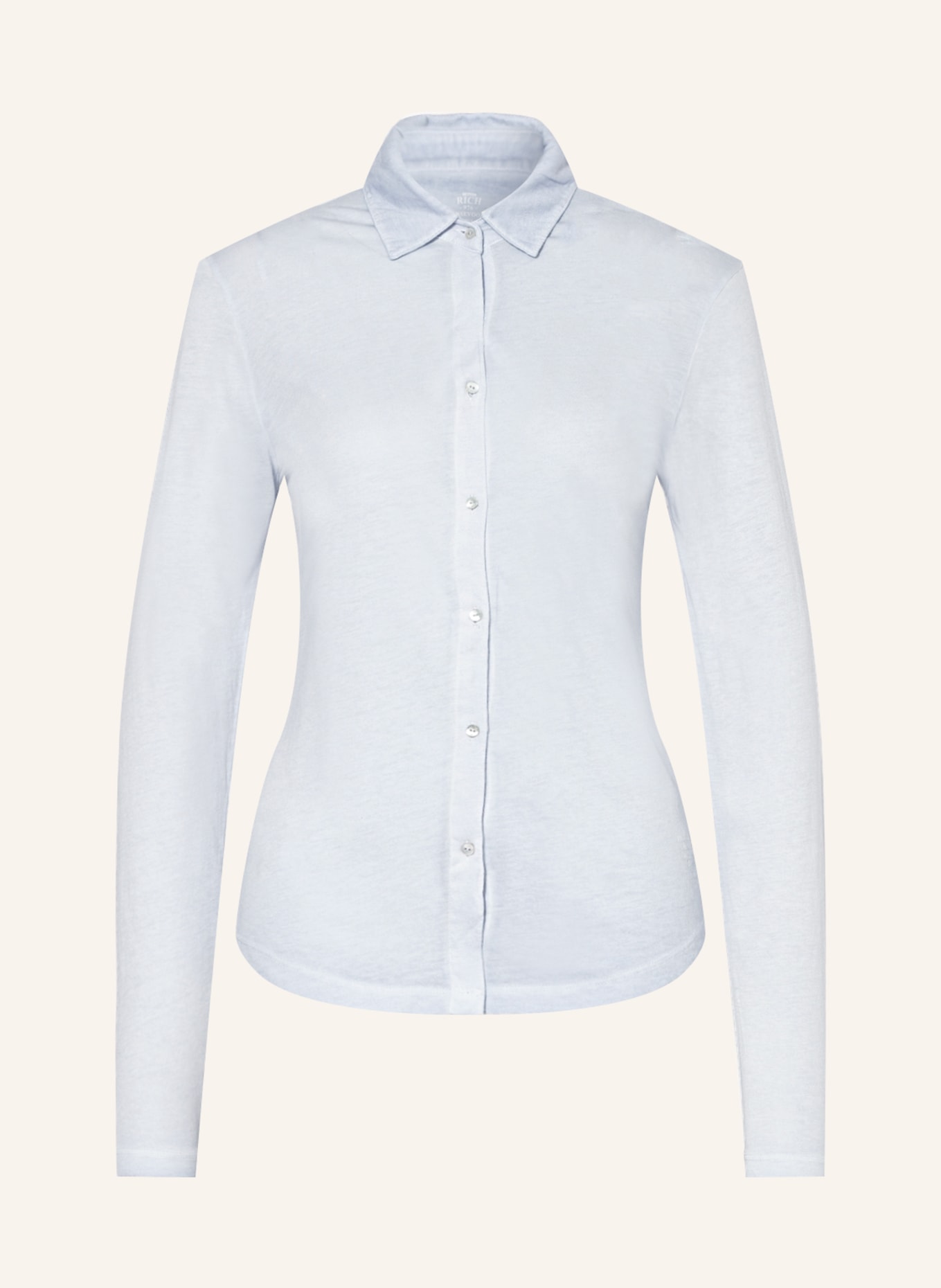 BETTER RICH Shirt blouse made of jersey, Color: 484 frost blue (Image 1)