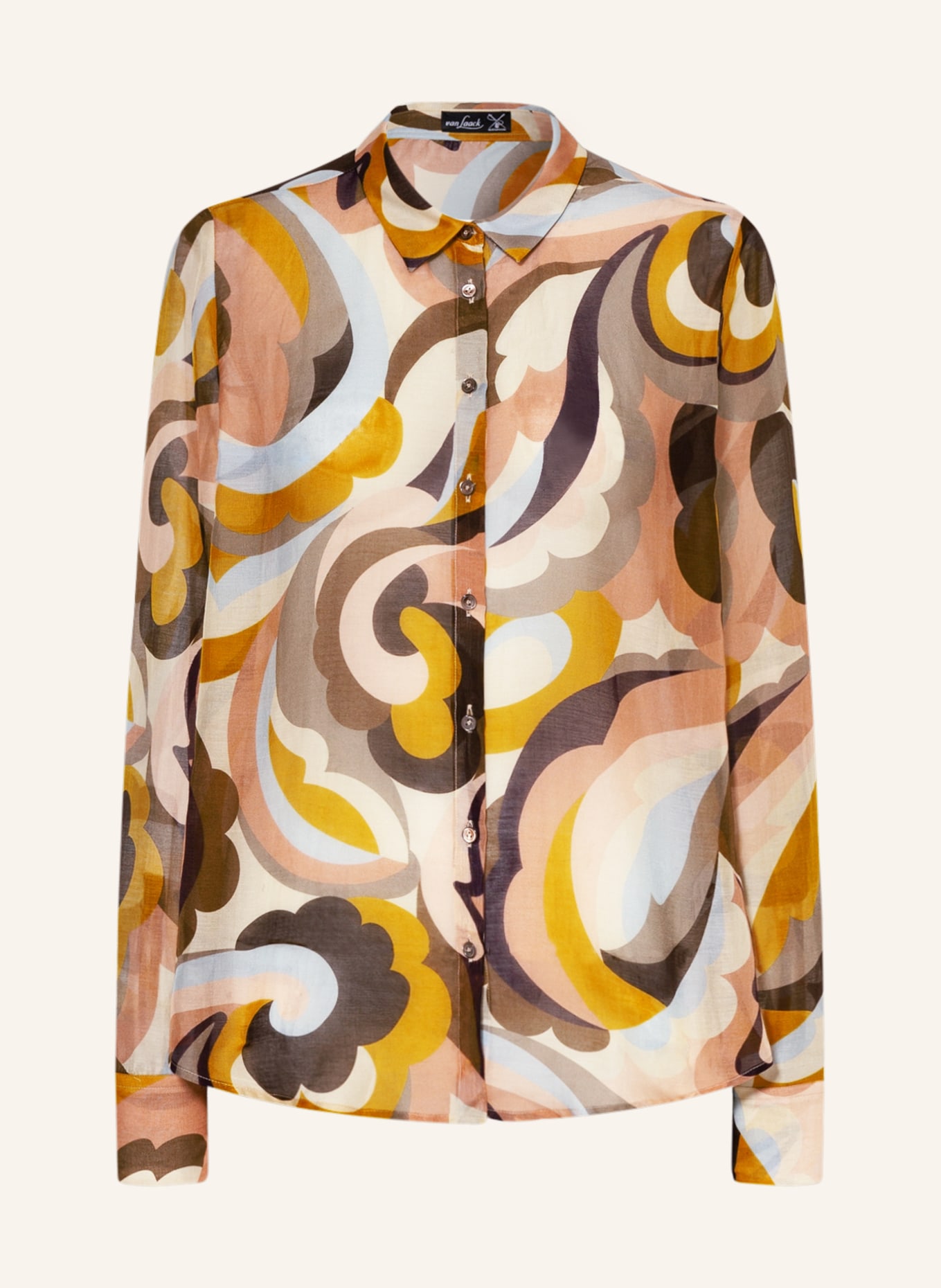 van Laack Shirt blouse CELLA with silk, Color: 134 (Image 1)
