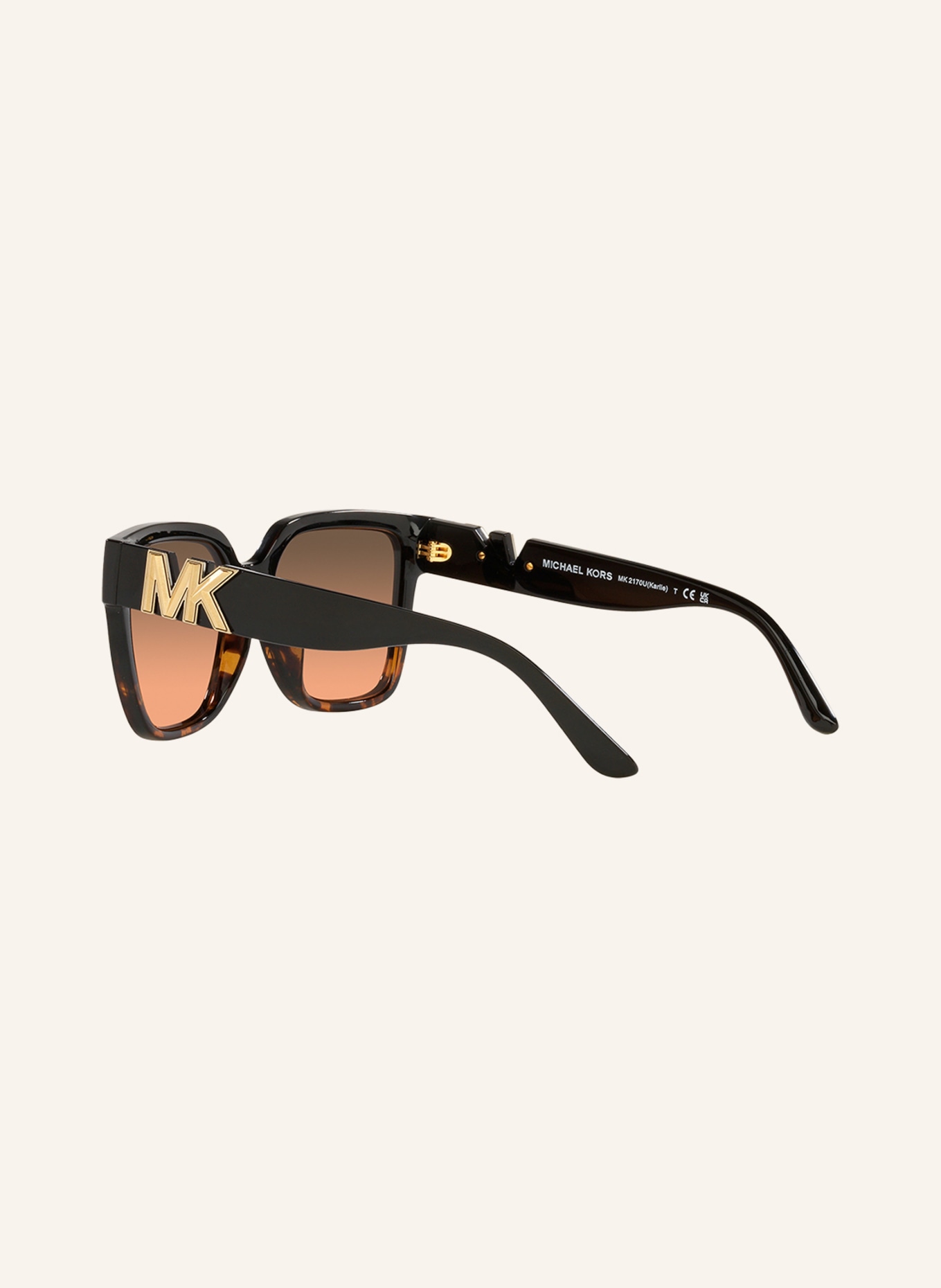 MICHAEL KORS Sunglasses MK-2170U KARLIE, Color: 390818 - BLACK/ DARK BROWN (Image 4)
