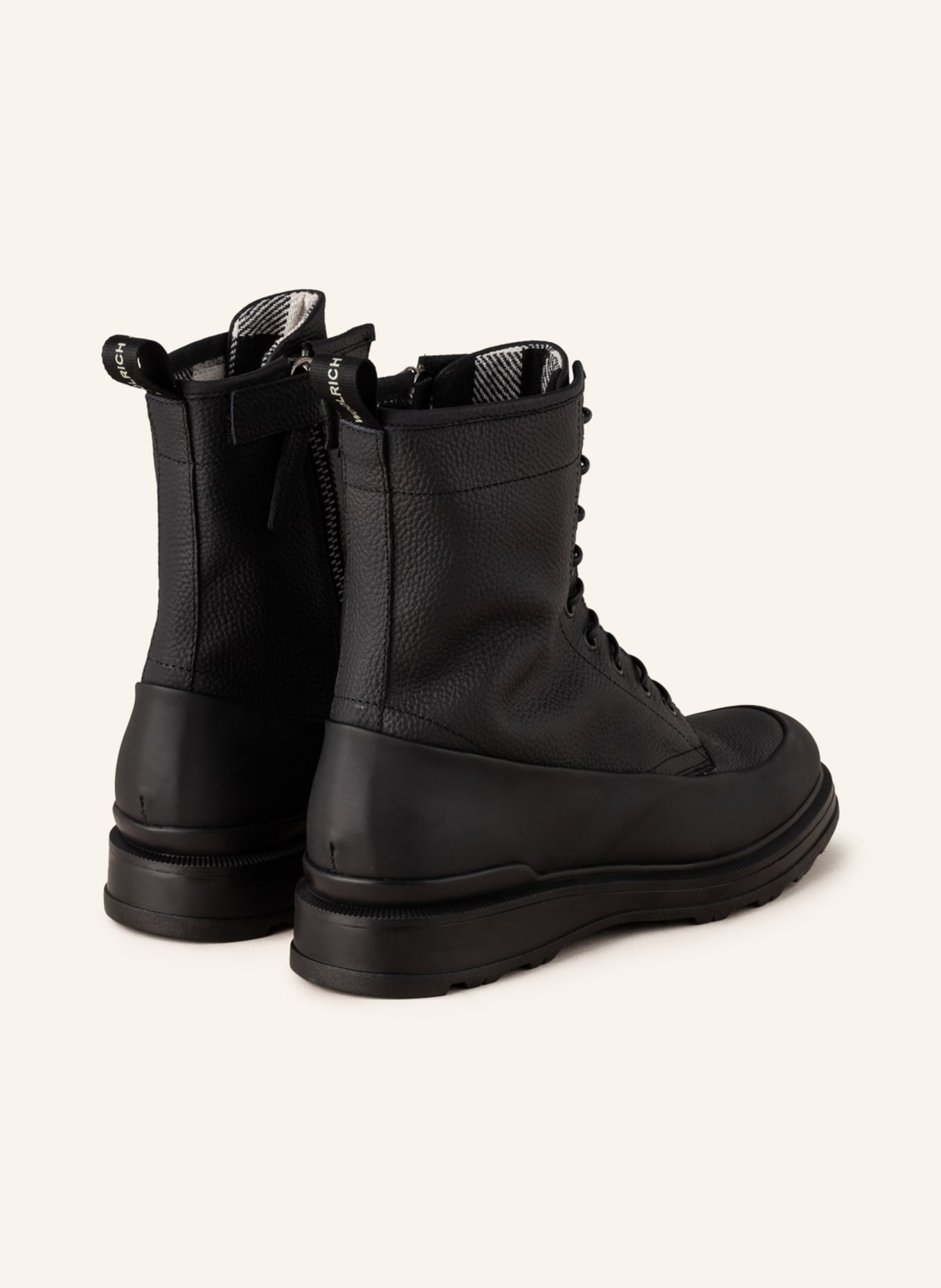 WOOLRICH Lace-up boots, Color: BLACK (Image 2)