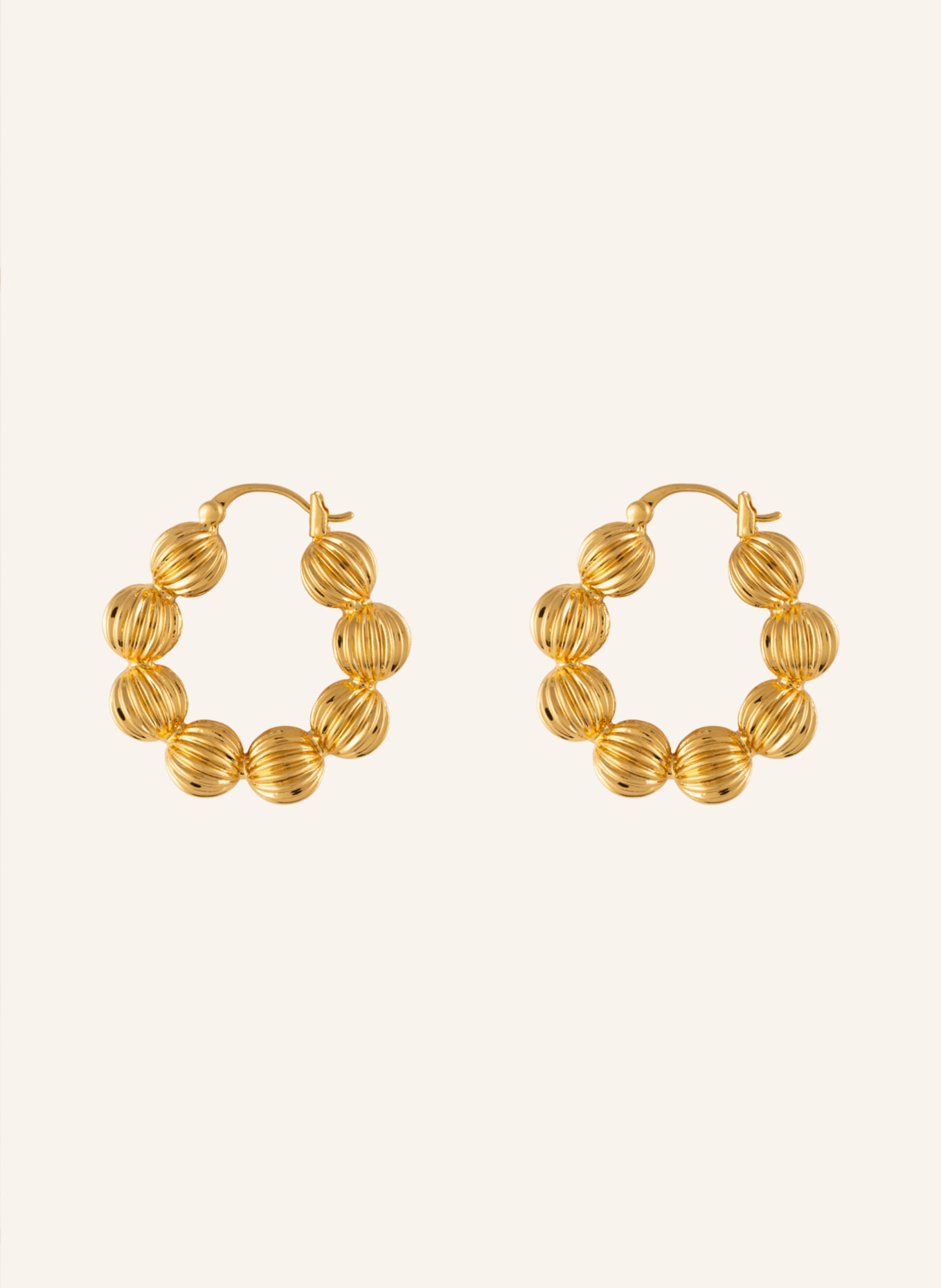 TORY BURCH Creole earrings ROXANNE, Color: GOLD (Image 1)