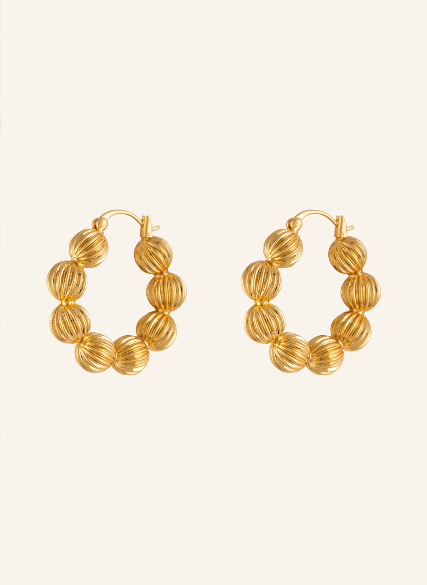 TORY BURCH Creole earrings ROXANNE, Color: GOLD (Image 2)