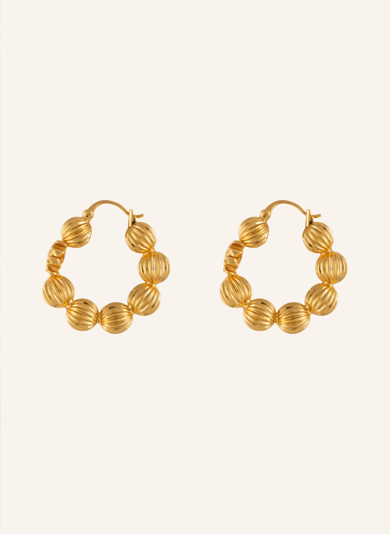 TORY BURCH Creole earrings ROXANNE, Color: GOLD (Image 4)