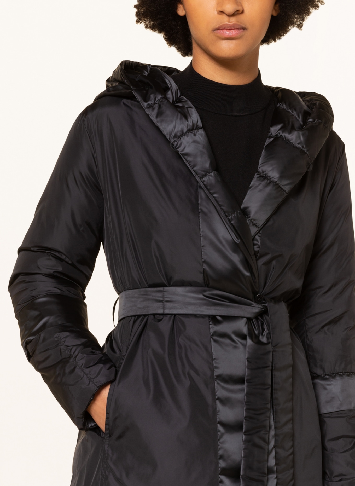 Max Mara Down coat NOVEF , Color: BLACK (Image 7)