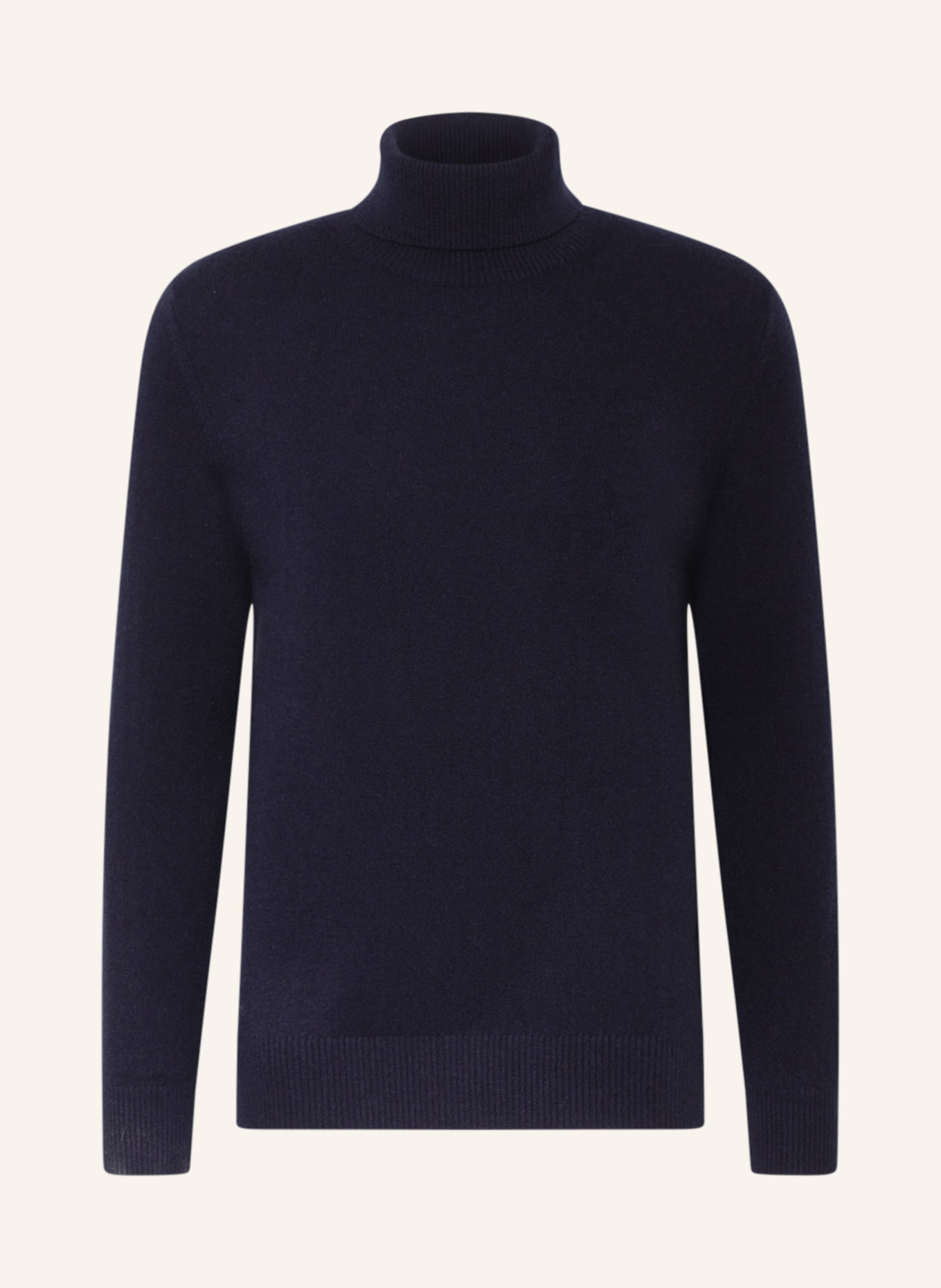 windsor. Turtleneck sweater in cashmere , Color: DARK BLUE (Image 1)