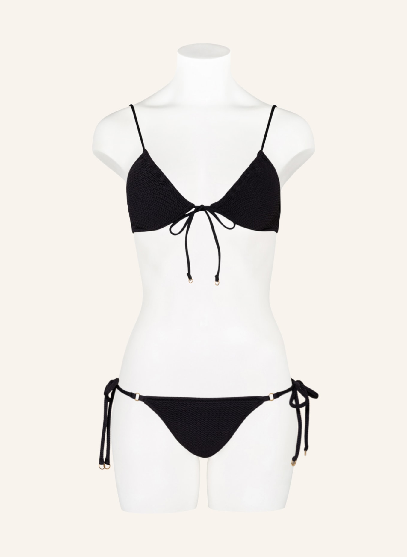 SEAFOLLY Triangle bikini top SEA DIVE, Color: BLACK (Image 2)