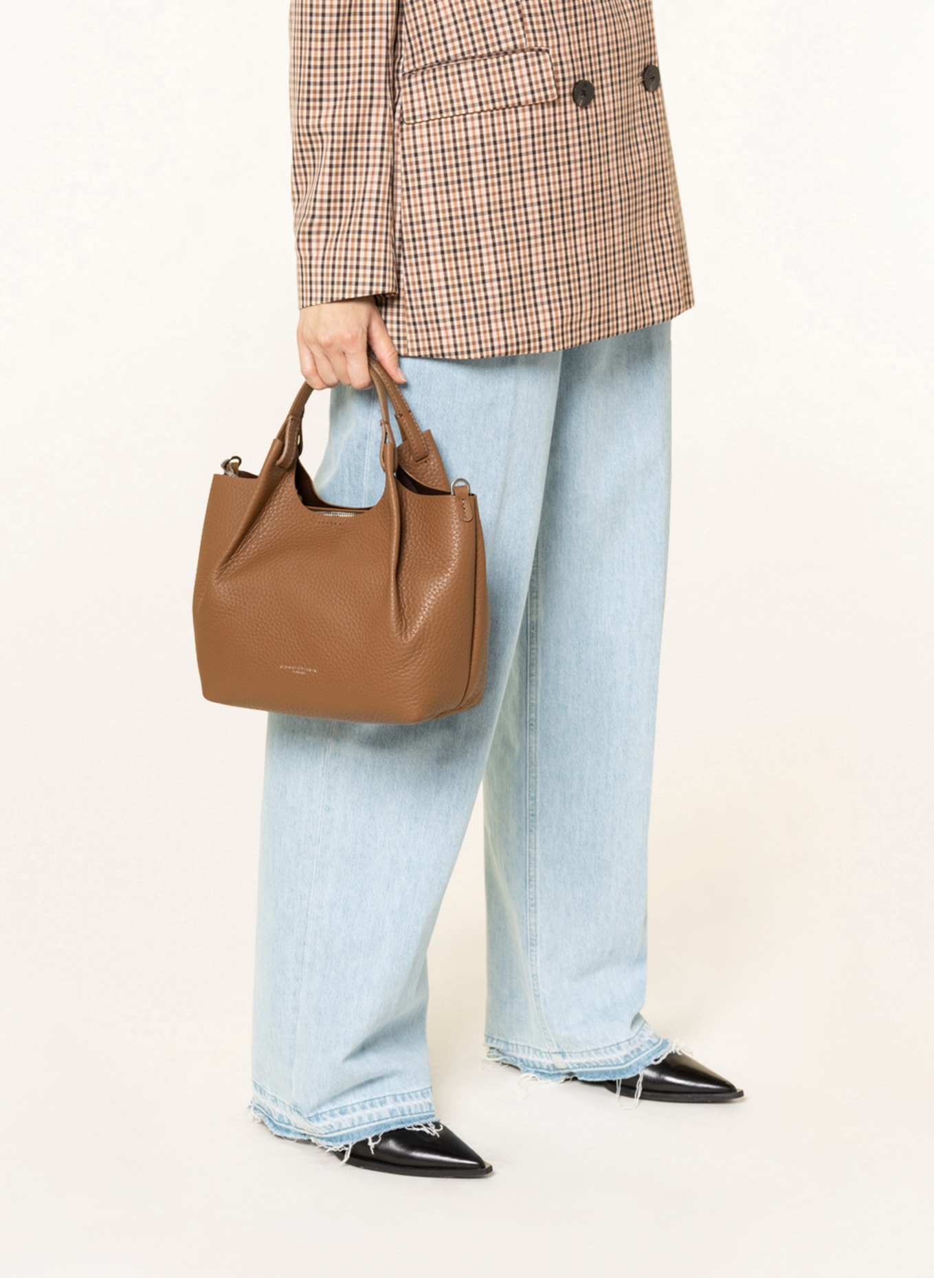 GIANNI CHIARINI Hobo-Bag mit Pouch, Farbe: BRAUN (Bild 4)