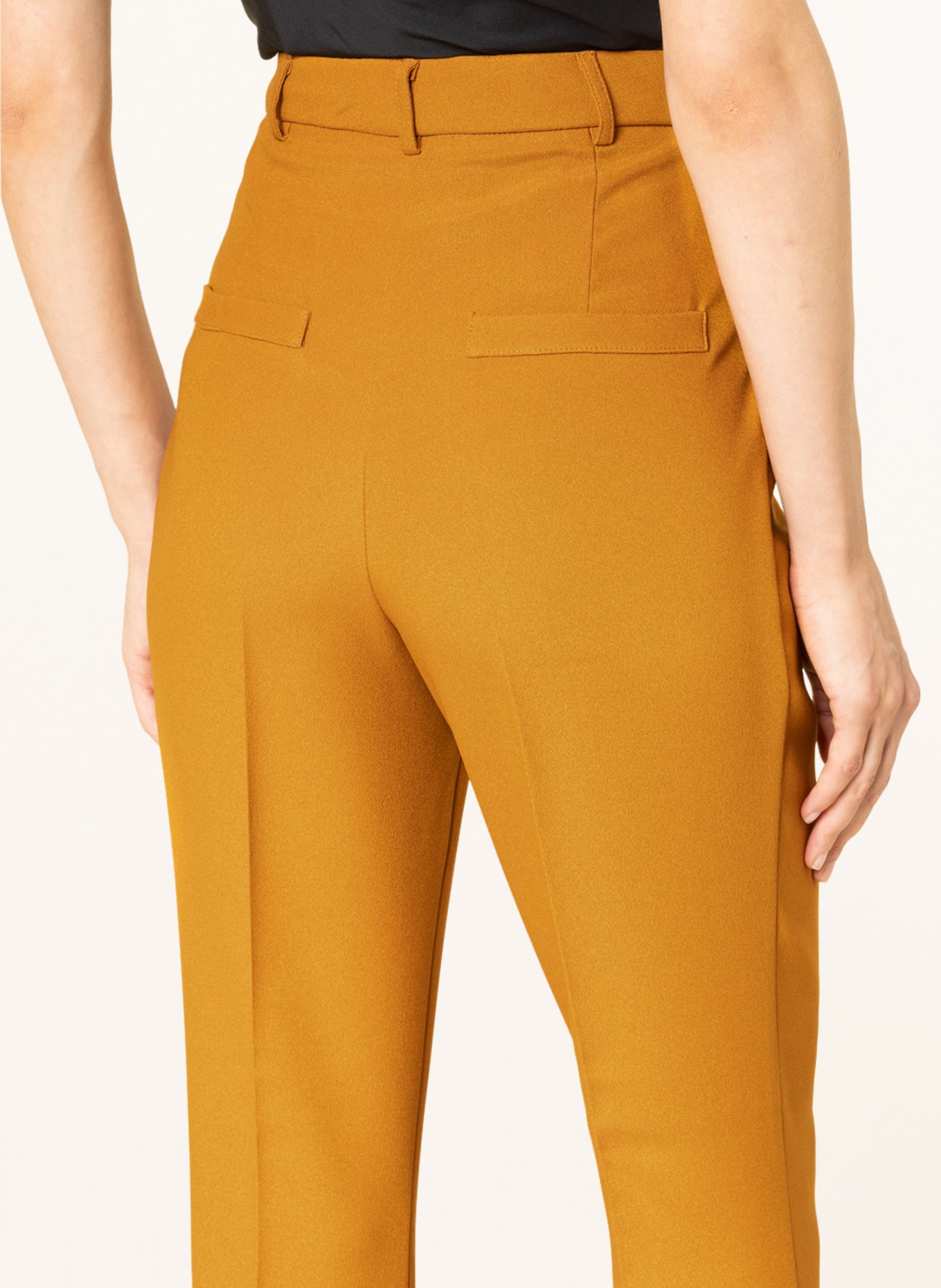 Hebe Studio Bootcut trousers BIANCA, Color: DARK ORANGE (Image 5)