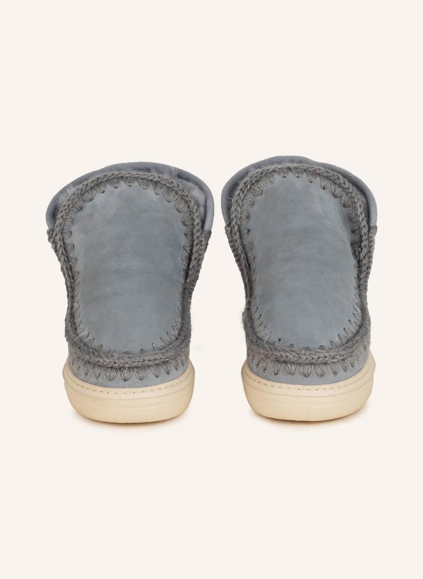 mou Botki ESKIMO z ozdobnymi kamykami: SZARONIEBIESKI