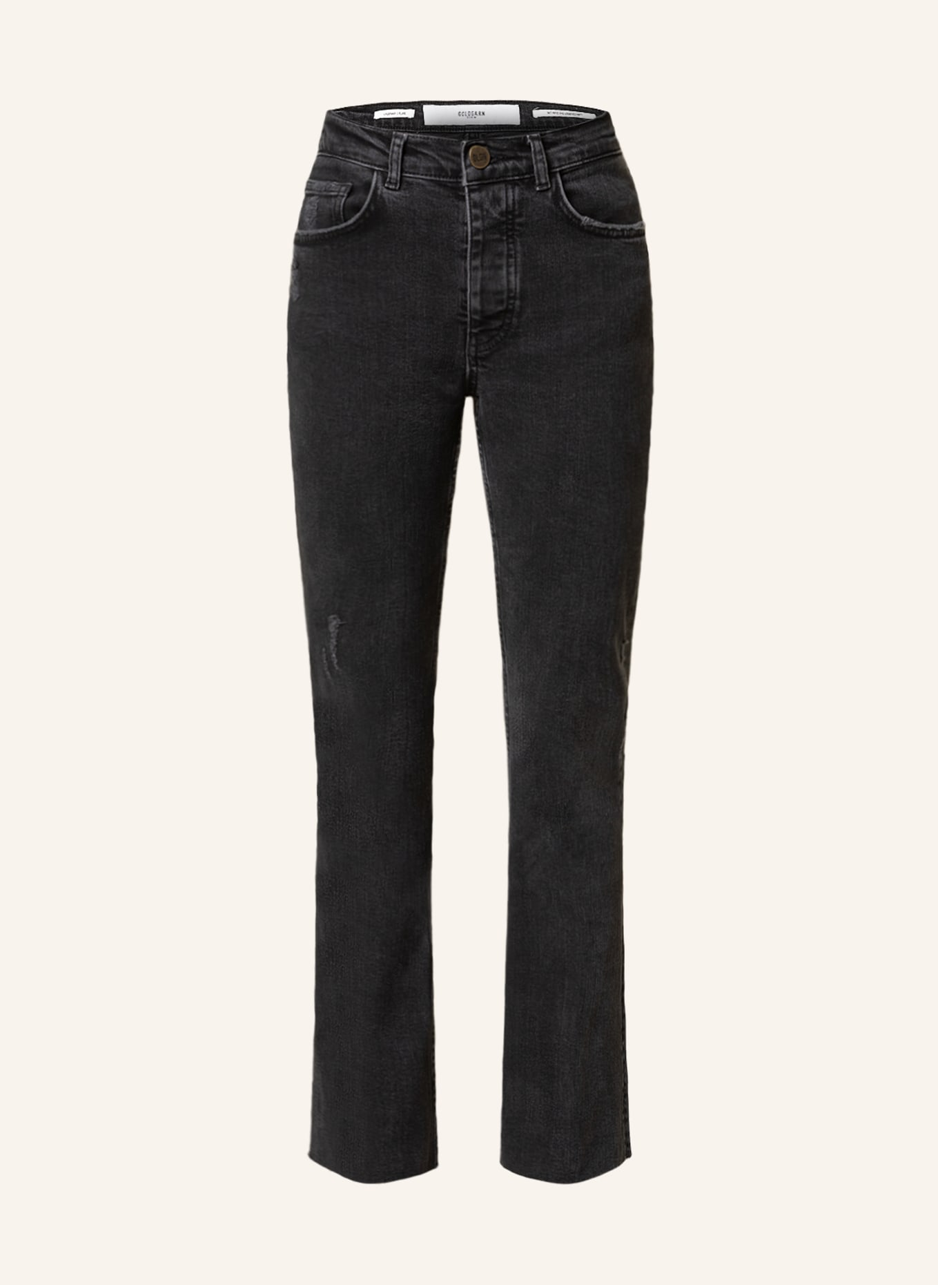 GOLDGARN DENIM Flared Jeans LINDENHOF, Farbe: 1110  vintage black (Bild 1)