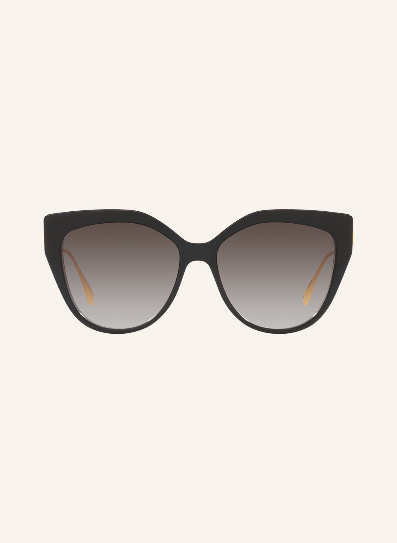 FENDI Sunglasses FE40011U, Color: 1100D1 - BLACK/ BLACK GRADIENT (Image 2)