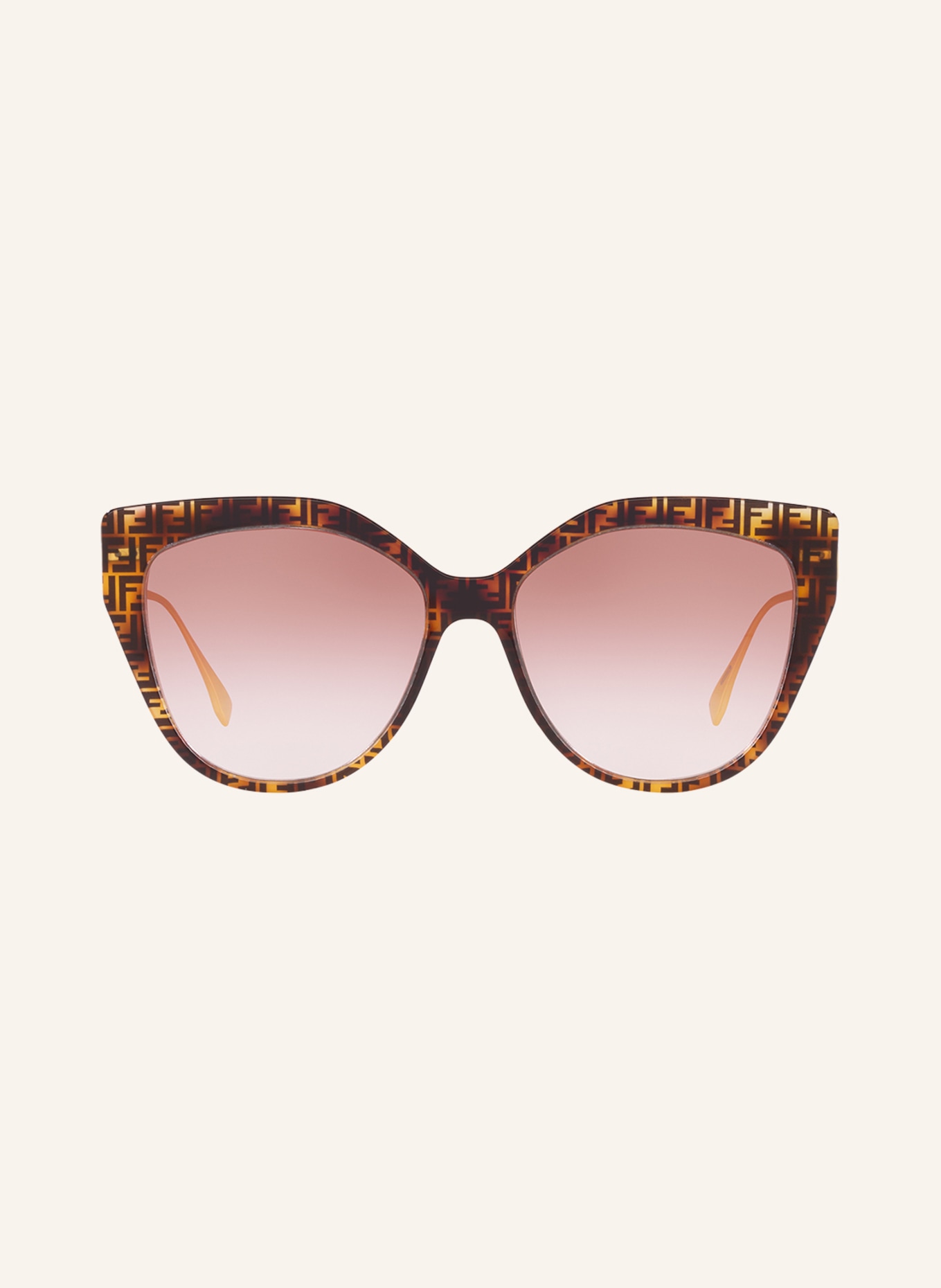 FENDI Sunglasses FE40011U, Color: 4402U1 - BROWN HAVANA/ BROWN GRADIENT (Image 2)