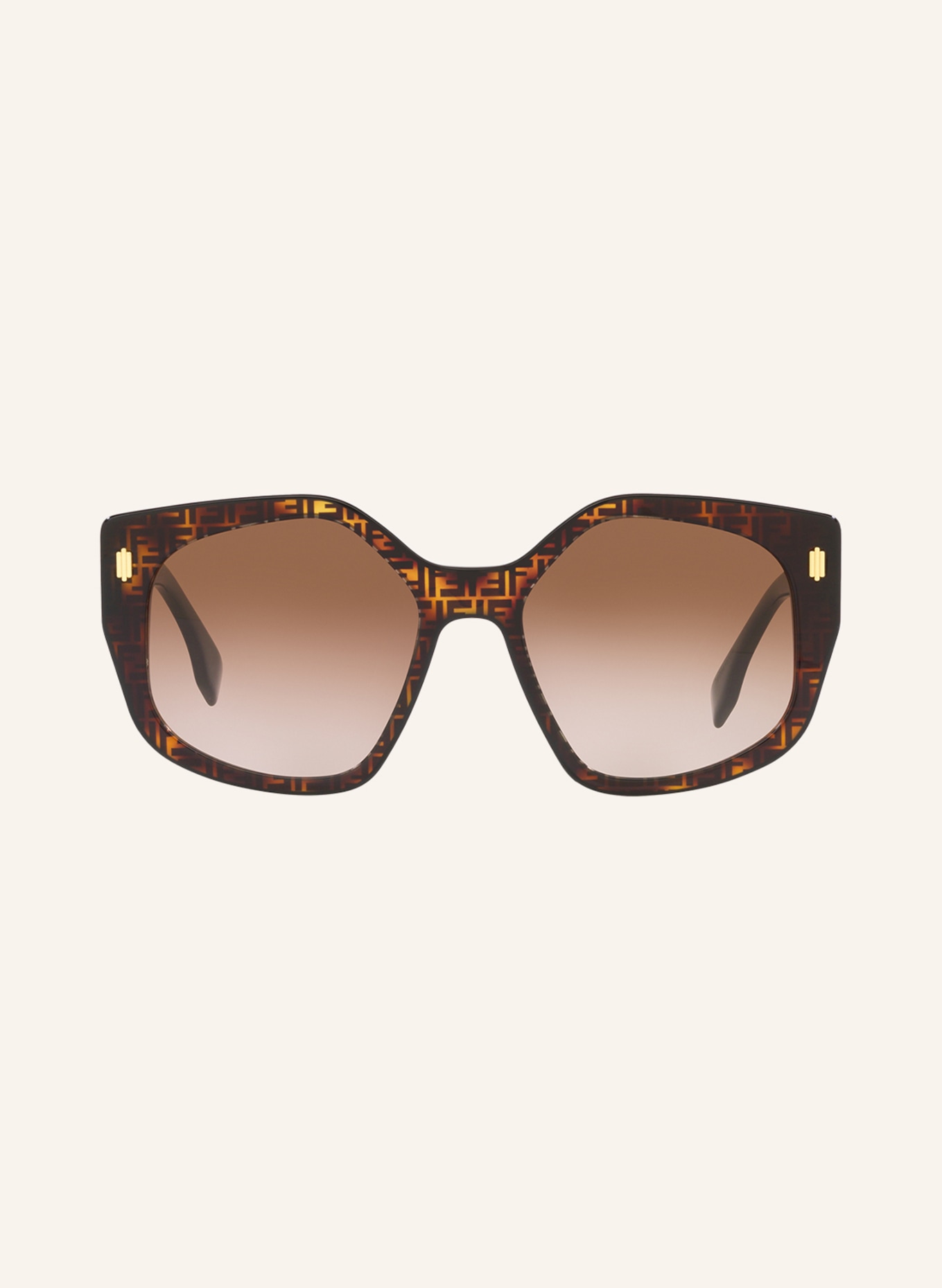 FENDI Sunglasses FE40017I, Color: 4402B1 - BROWN HAVANA/ BROWN GRADIENT (Image 2)