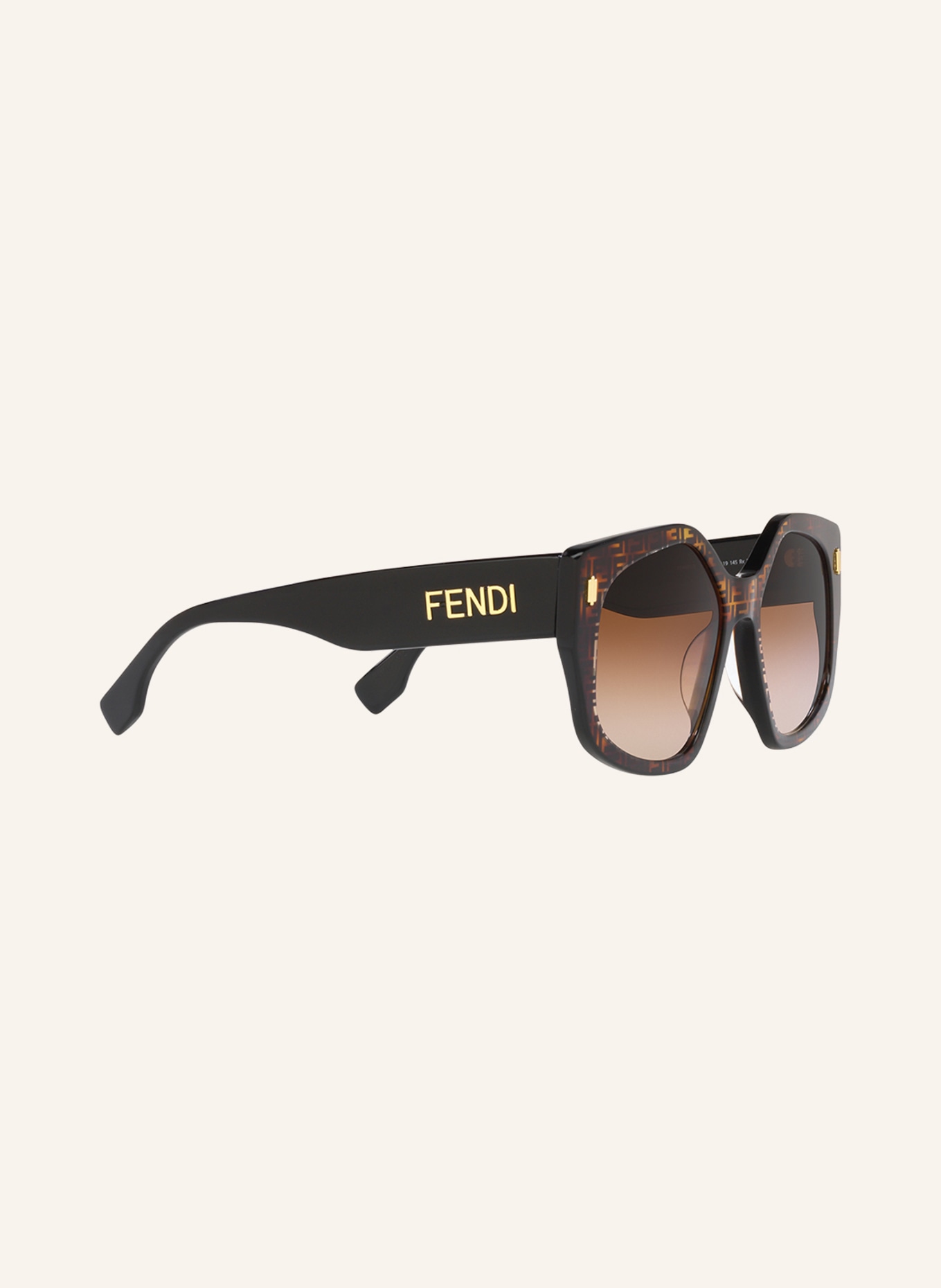 FENDI Sunglasses FE40017I, Color: 4402B1 - BROWN HAVANA/ BROWN GRADIENT (Image 3)