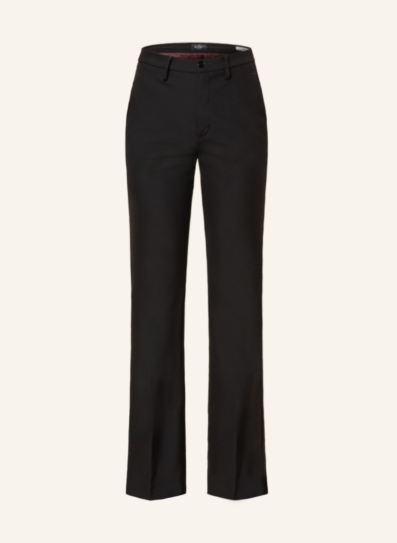 MASON'S Bootcut trousers NEW YORK FLARED in black