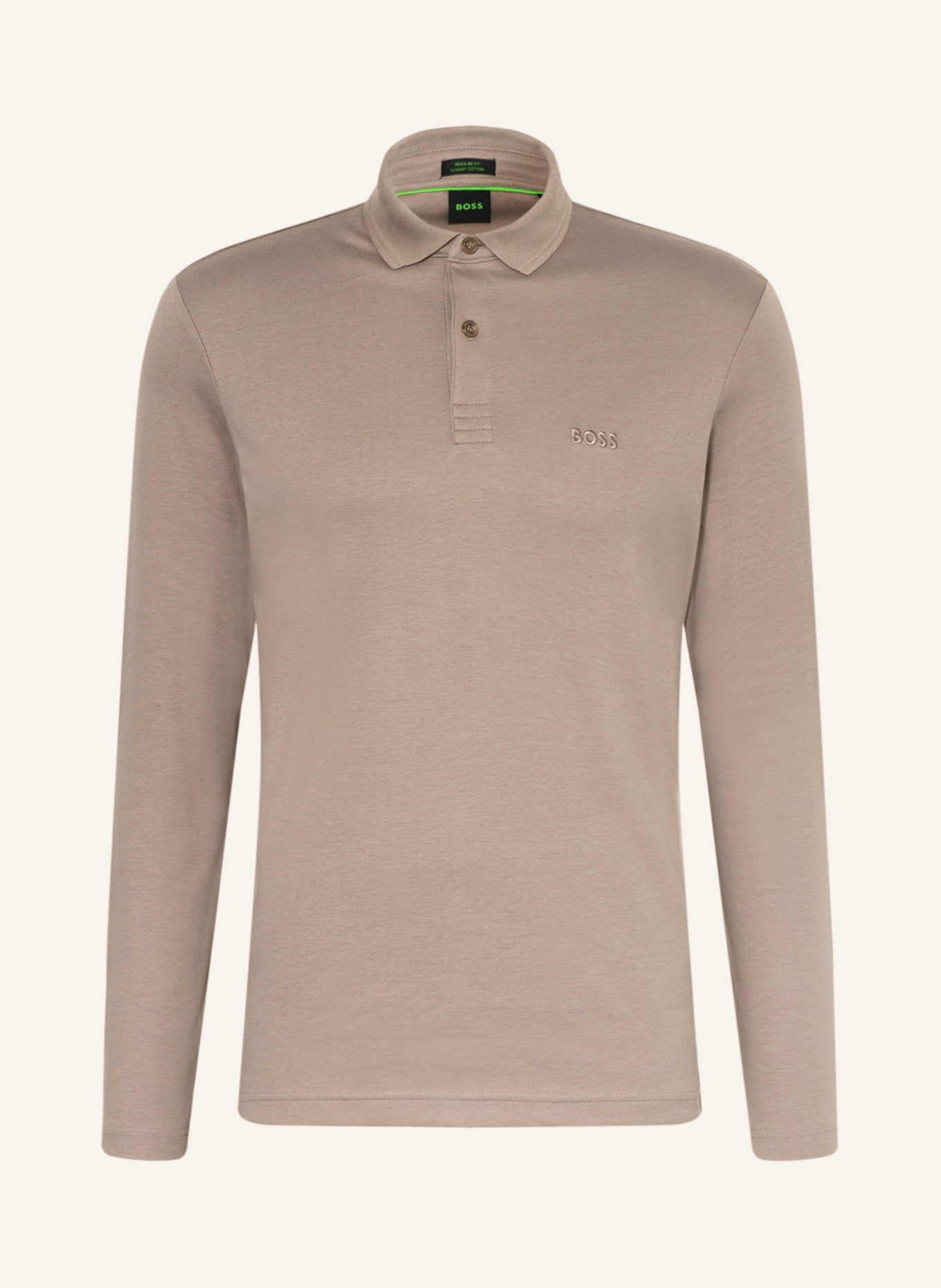 BOSS Jersey polo shirt PIROL, Color: OLIVE (Image 1)