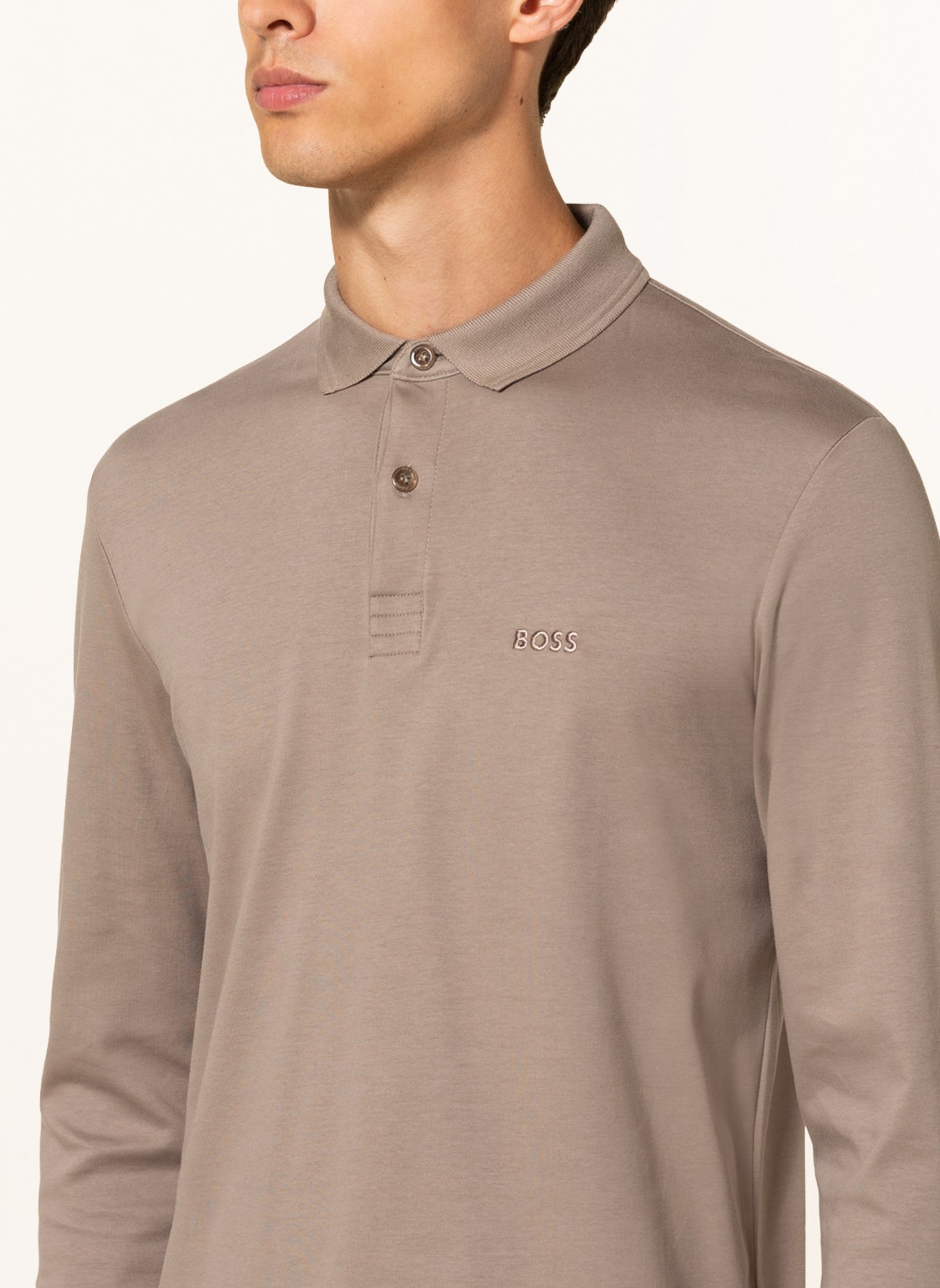 BOSS Jersey-Poloshirt PIROL, Farbe: OLIV (Bild 4)