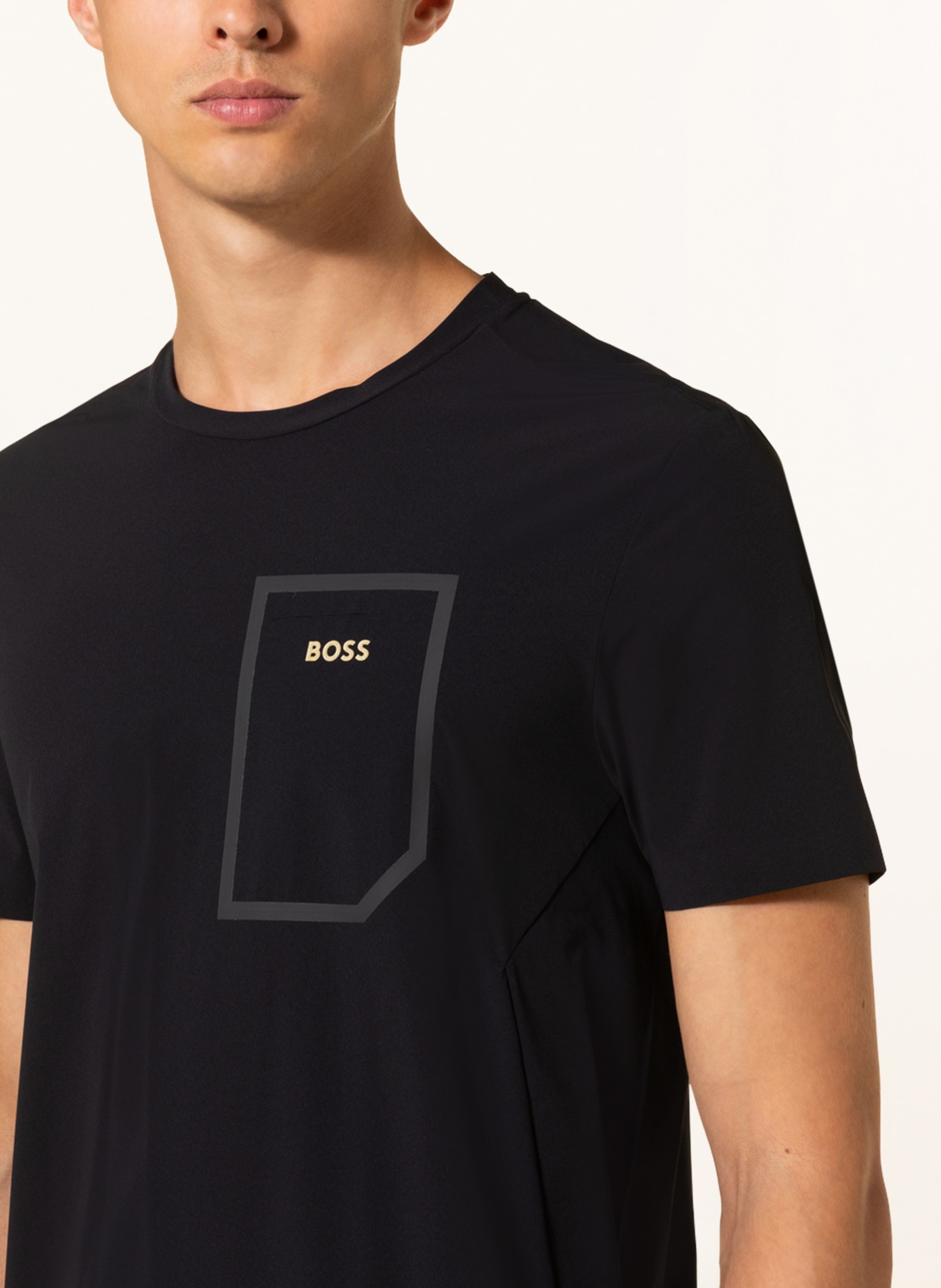 BOSS T-Shirt TARIQ, Farbe: SCHWARZ (Bild 4)