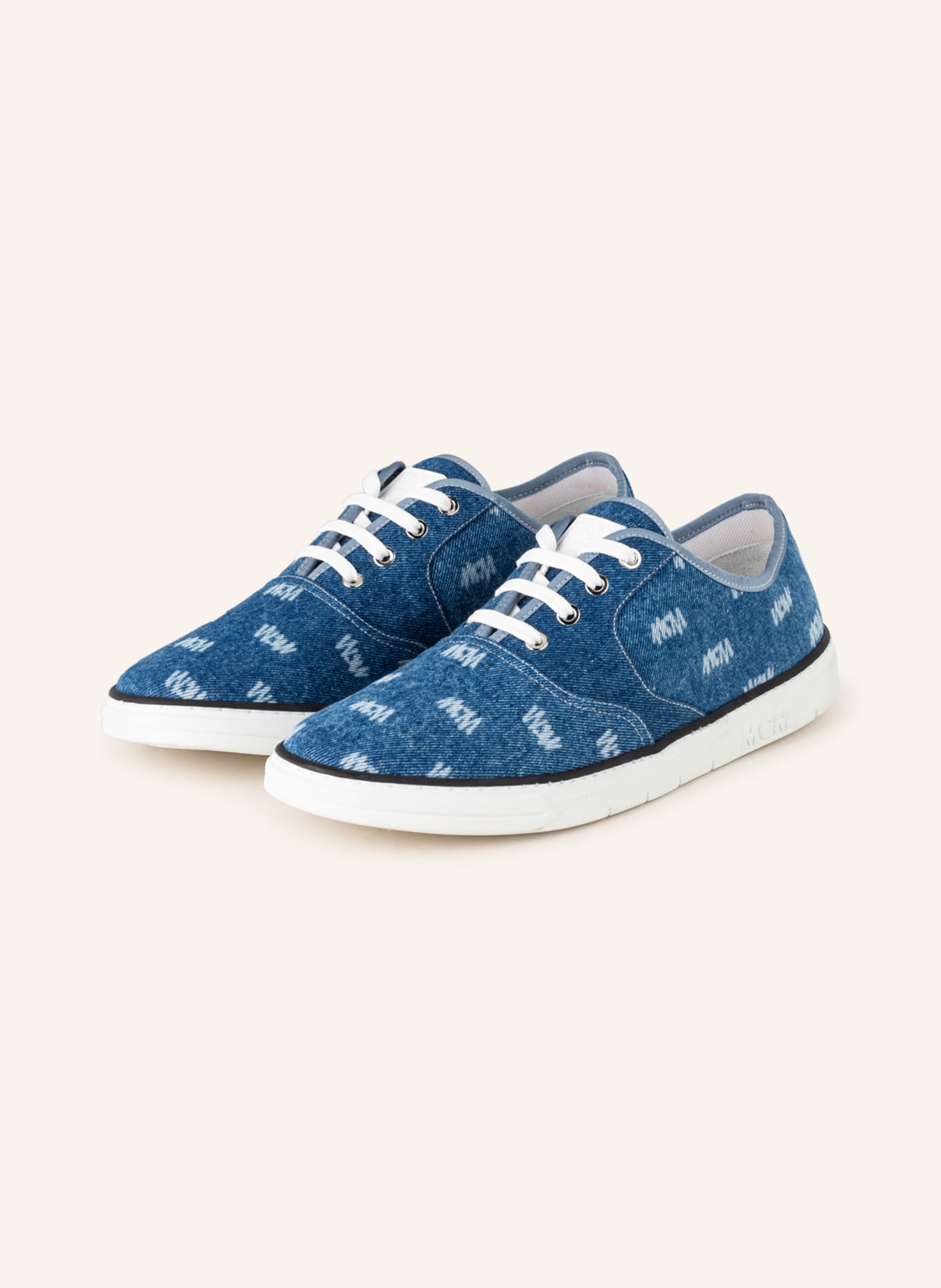 MCM Sneakers SEMBLAS, Color: BLUE (Image 1)