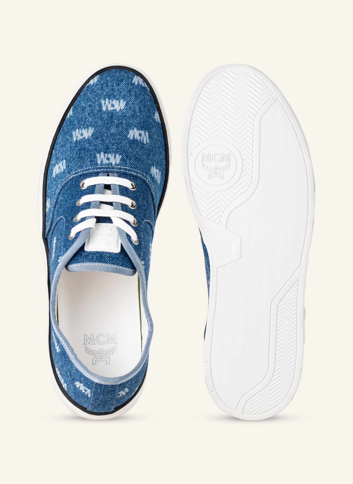 MCM Sneakers SEMBLAS, Color: BLUE (Image 5)