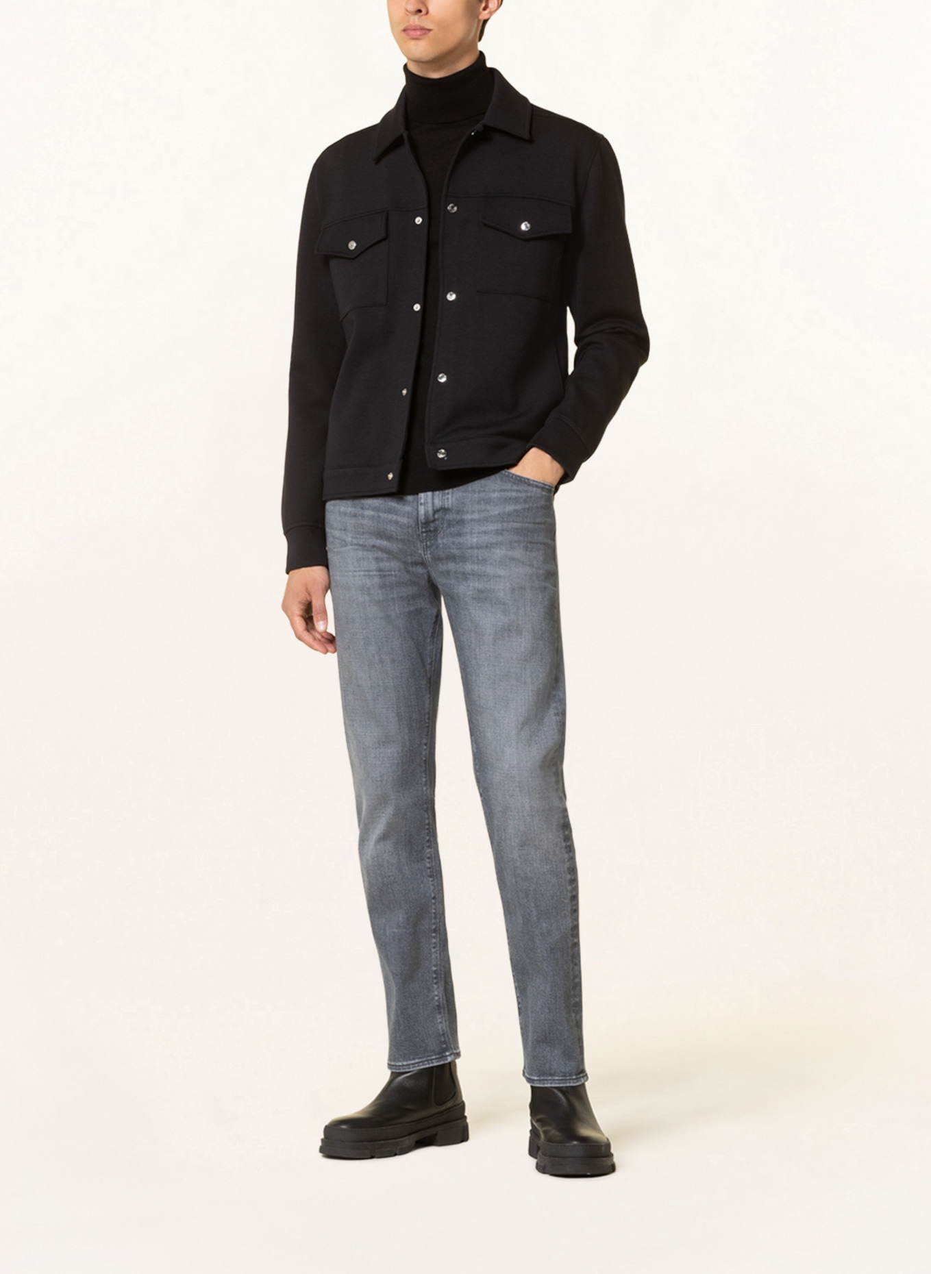 BOSS Jeans MAINE Regular Fit, Farbe: 030 MEDIUM GREY (Bild 2)