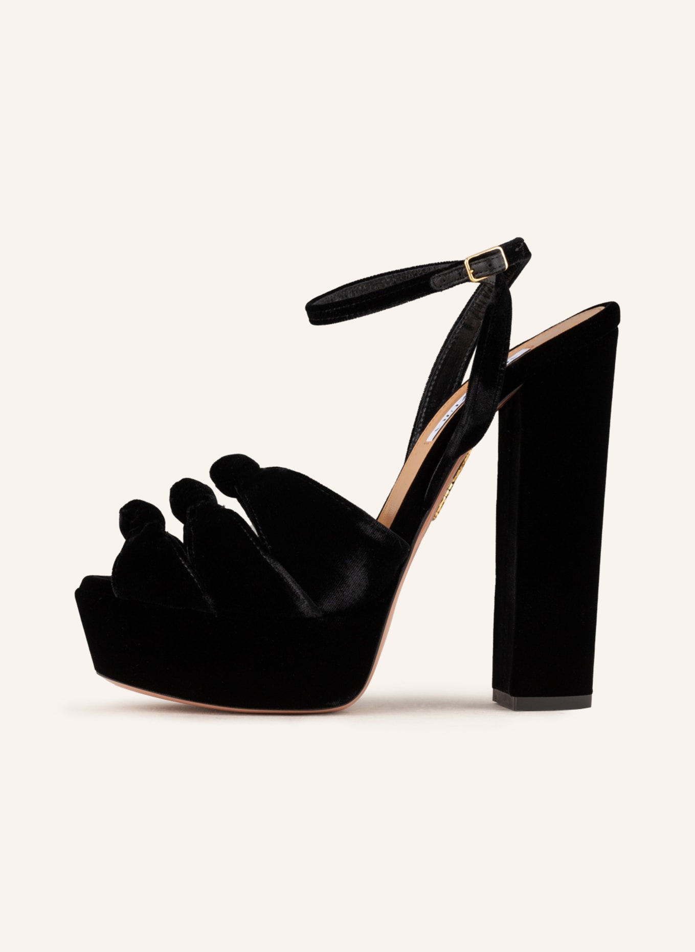 AQUAZZURA Platform sandals MIRA, Color: BLACK (Image 4)