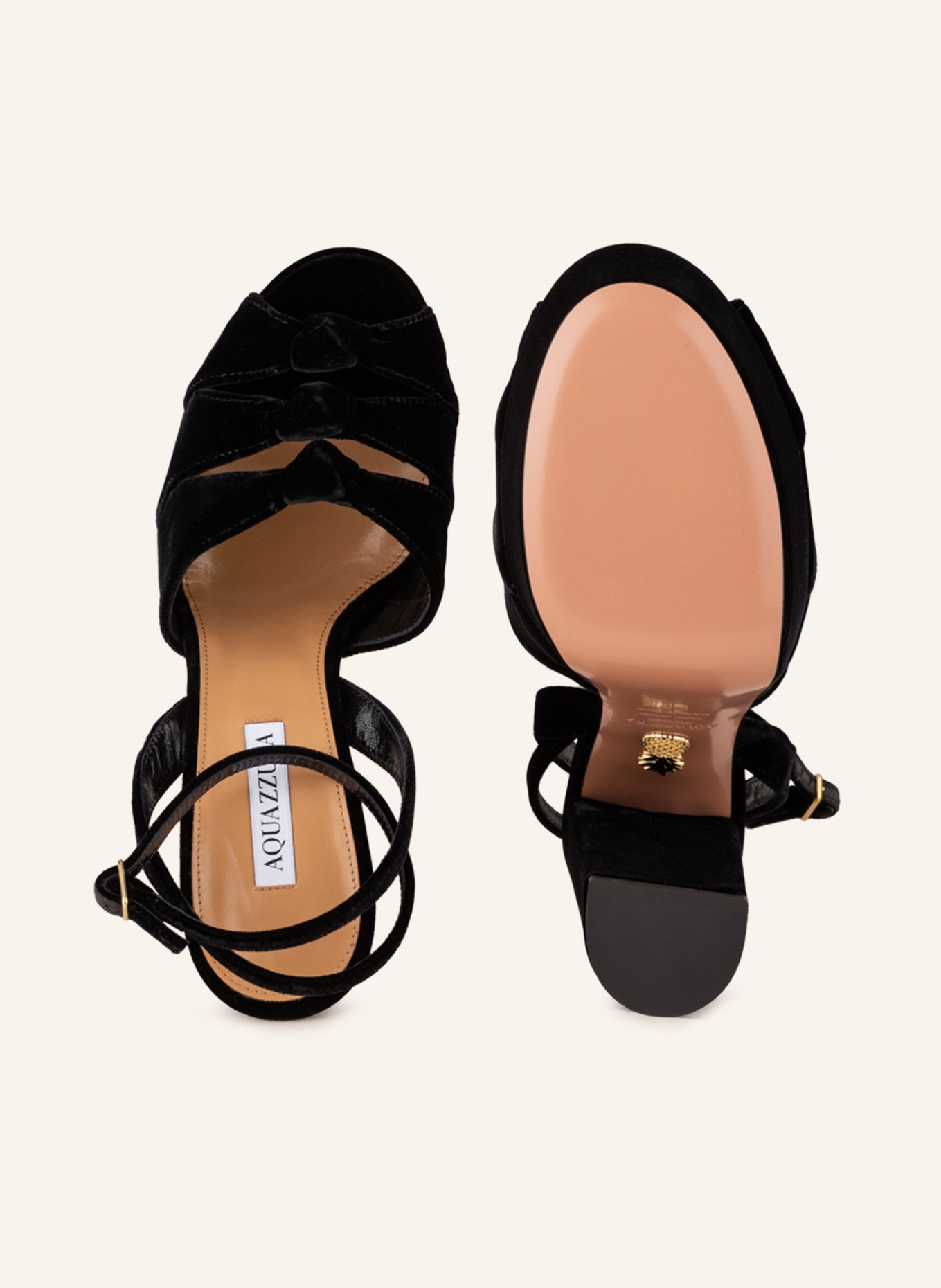 AQUAZZURA Platform sandals MIRA, Color: BLACK (Image 5)