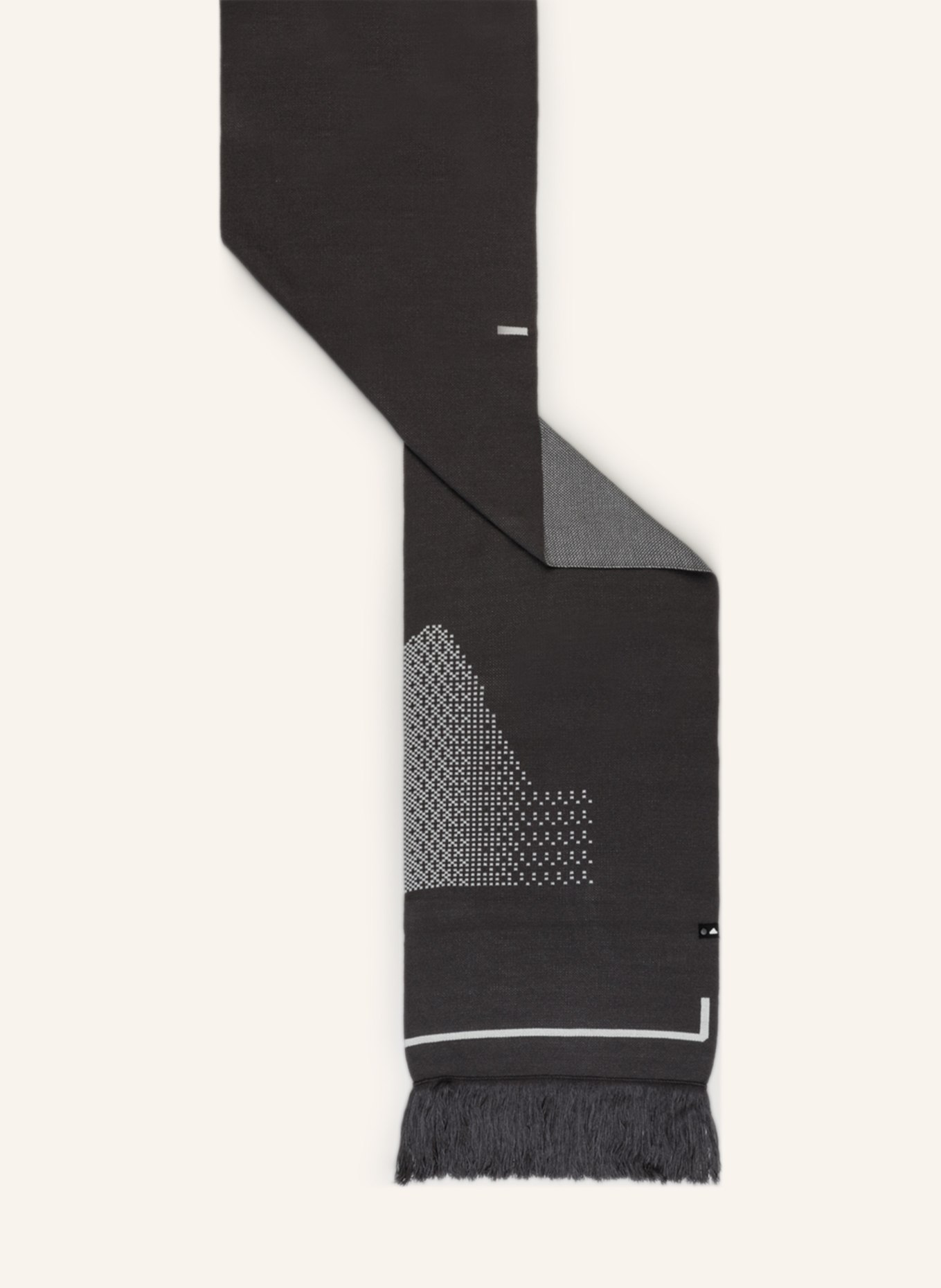 adidas Scarf, Color: DARK GRAY/ WHITE (Image 2)