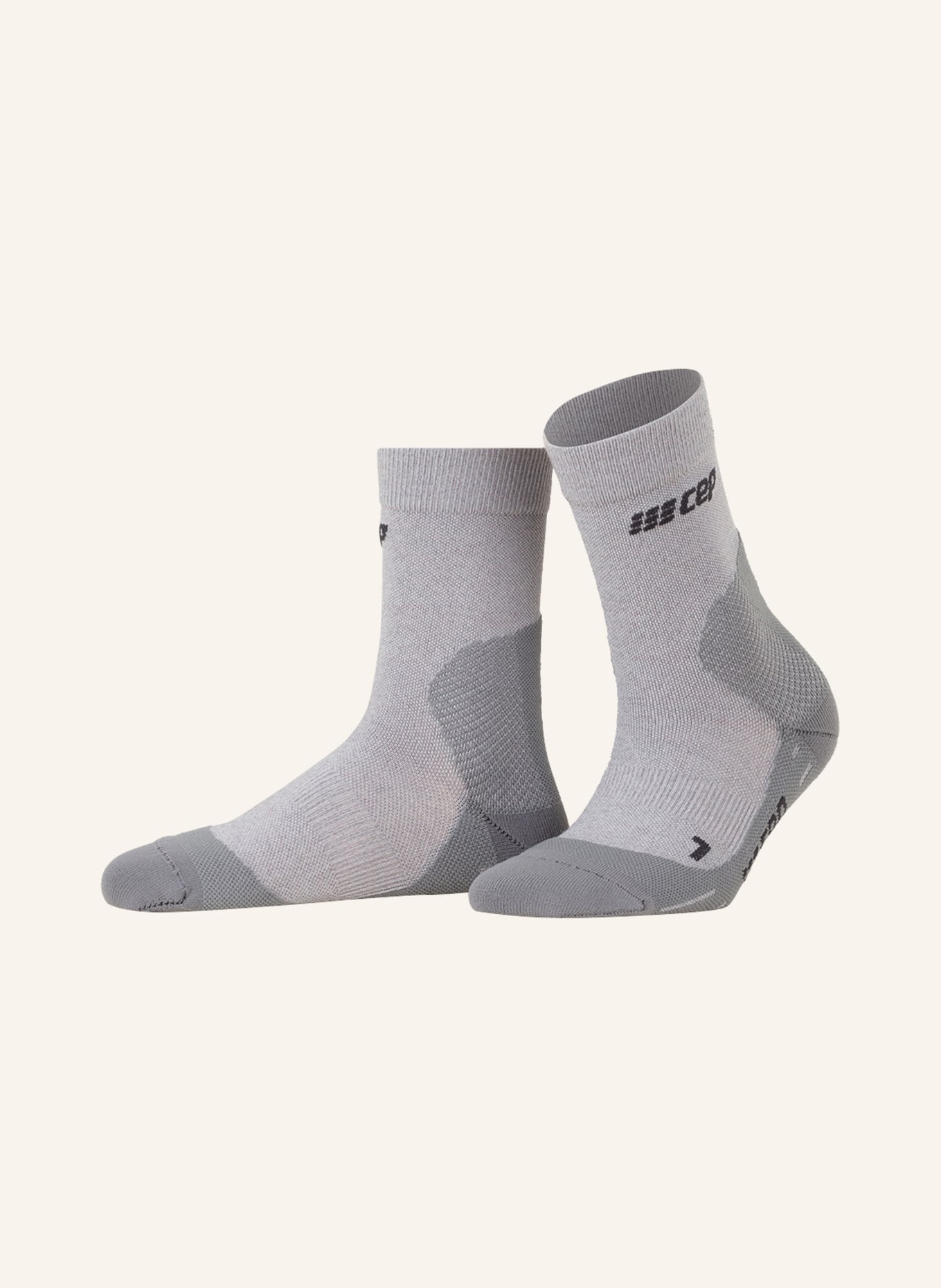 cep Běžecké ponožky COLD WEATHER COMPRESSION , Barva: 040 GREY (Obrázek 1)
