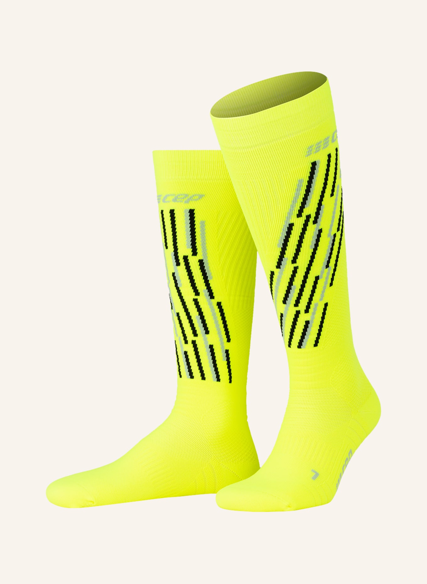 cep Lyžařské ponožky SKI THERMO COMPRESSION, Barva: 708 flash yellow/black (Obrázek 1)
