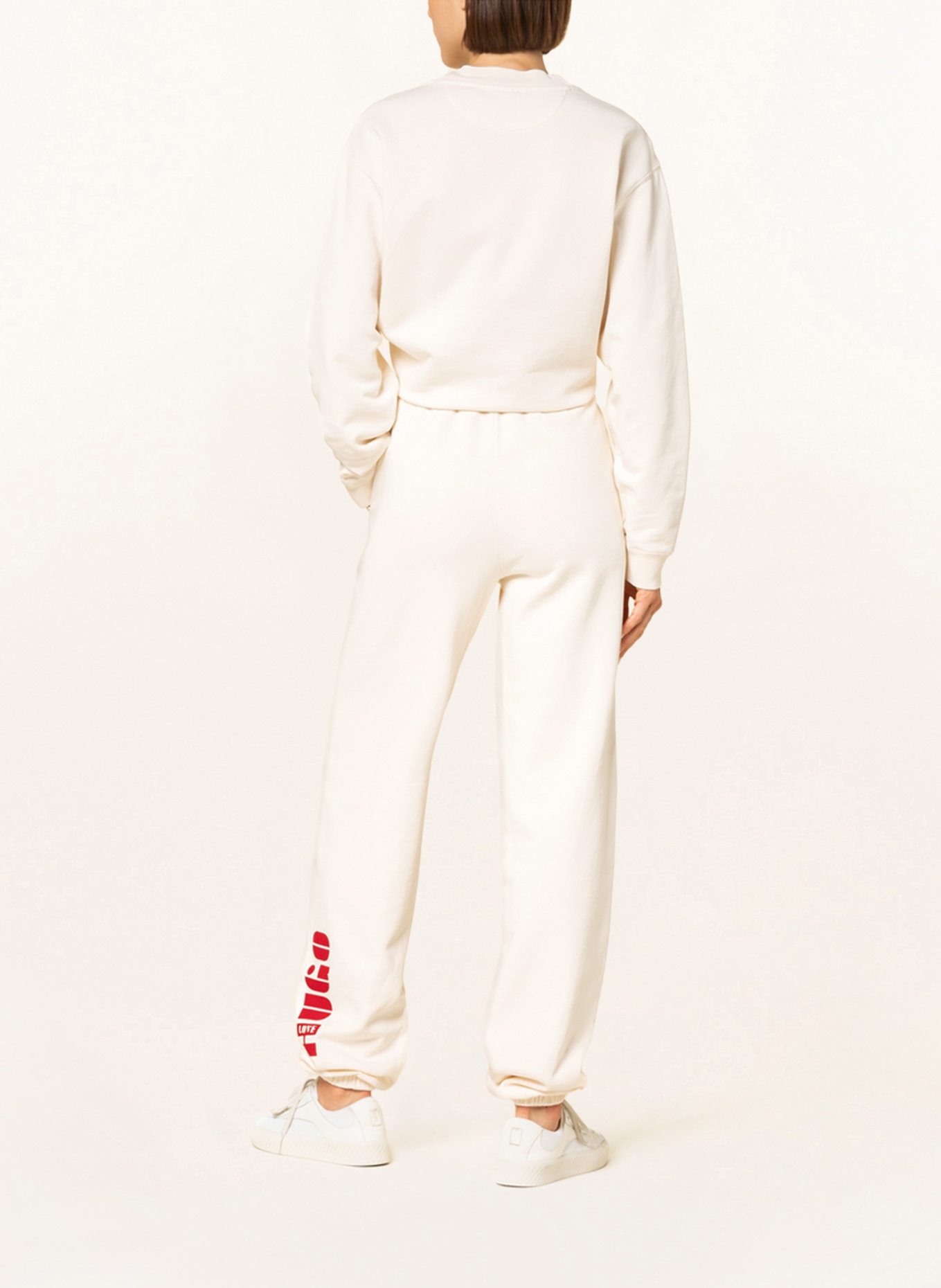 HUGO Sweatpants NJOLA, Color: WHITE (Image 3)